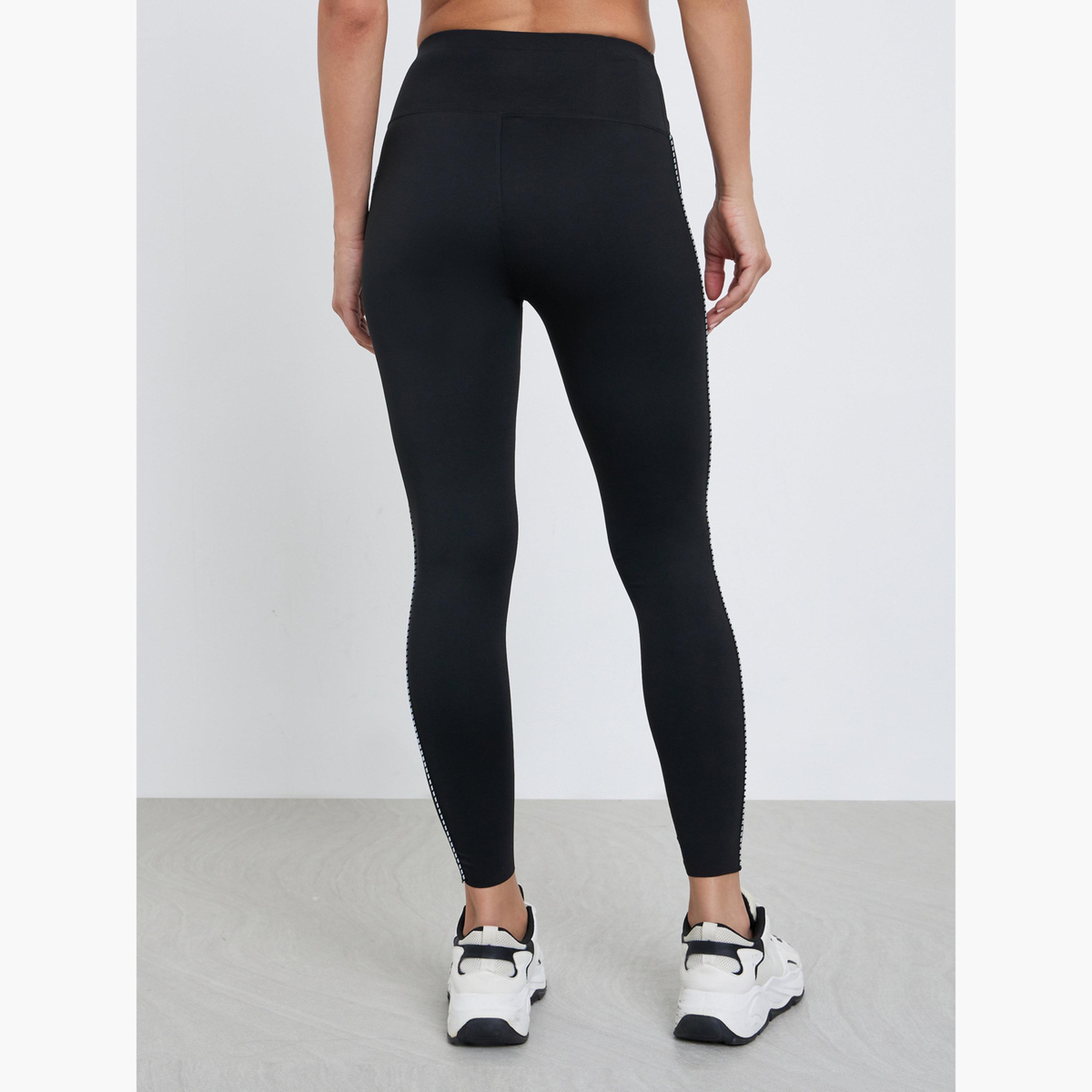 ستايلي - بنطال ضيق متباين الخطوط الجانبية-women-clothing-sportswearandactivewear-bottoms-leggings-image-4
