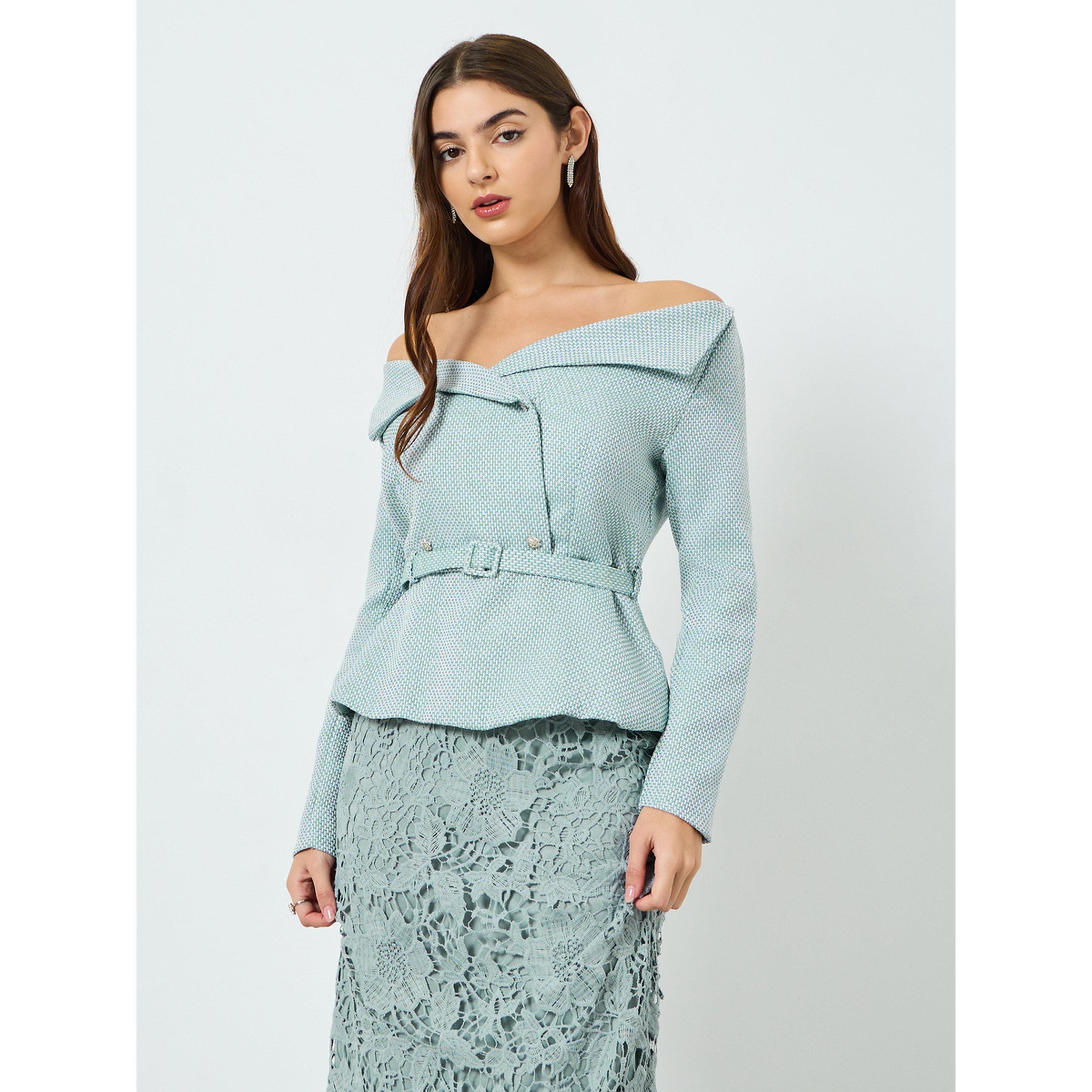 فستان طويل شيث مكشوف الأكتاف من الدانتيل للنساء-women-clothing-dresses-image-2