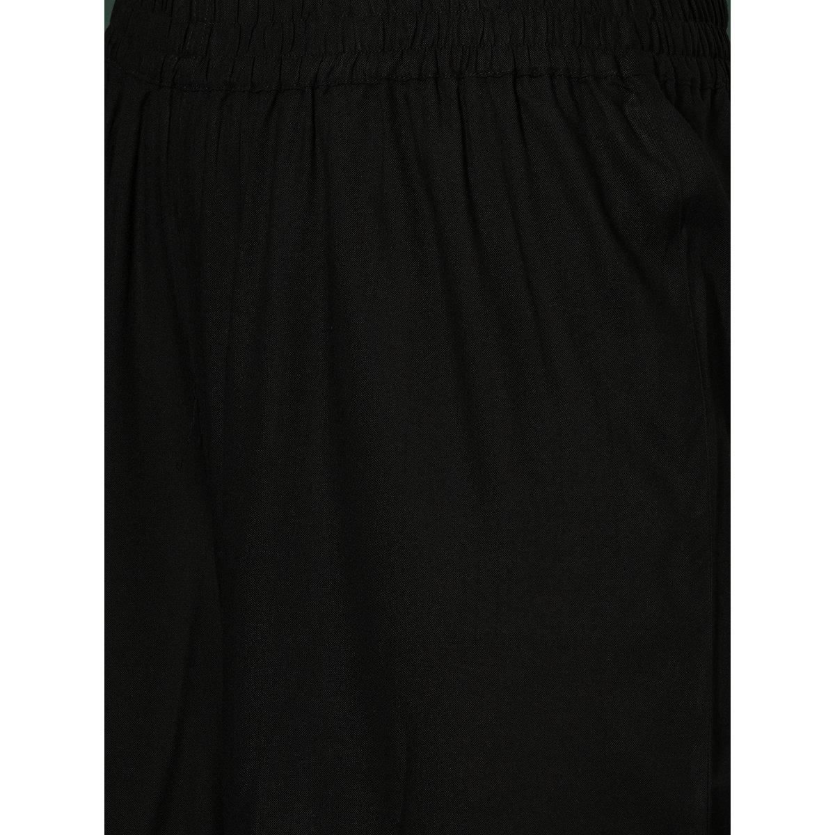 Globus X Styli Black Embroidered Yoke Tunic and Afghani Pants Fusion Co-Ords-women-clothing-coordsets-image-5