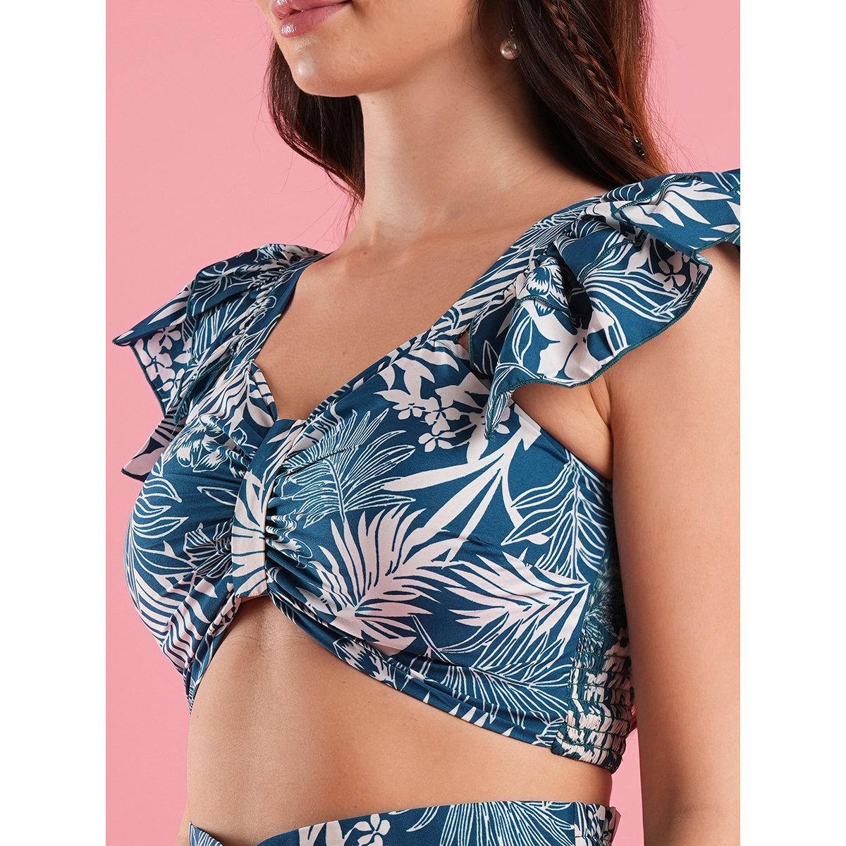 طقم منسق من بنطال وبلوزة قصيرة-women-clothing-coordsets-image-4