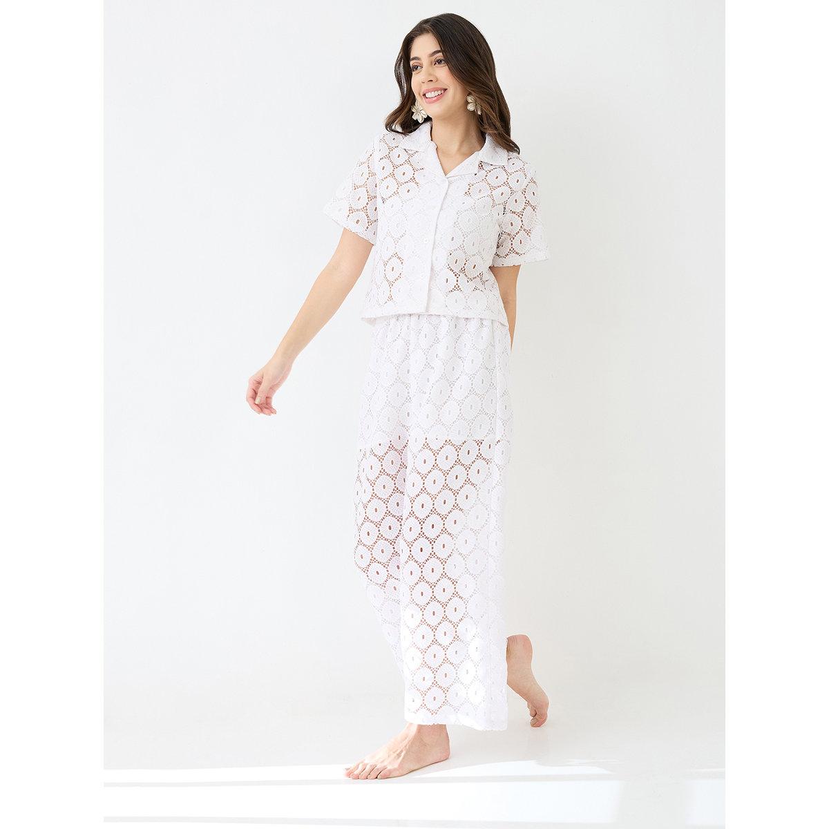 قم منسق من بنطال بأرجل واسعة وبلوزة-women-clothing-coordsets-image-2