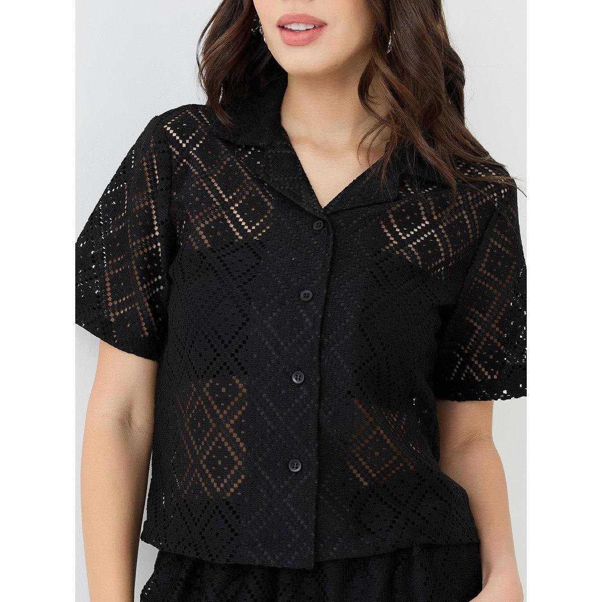 طقم منسق من بنطال بقصة أرجل واسعة وبلوزة محبوكة-women-clothing-coordsets-image-4