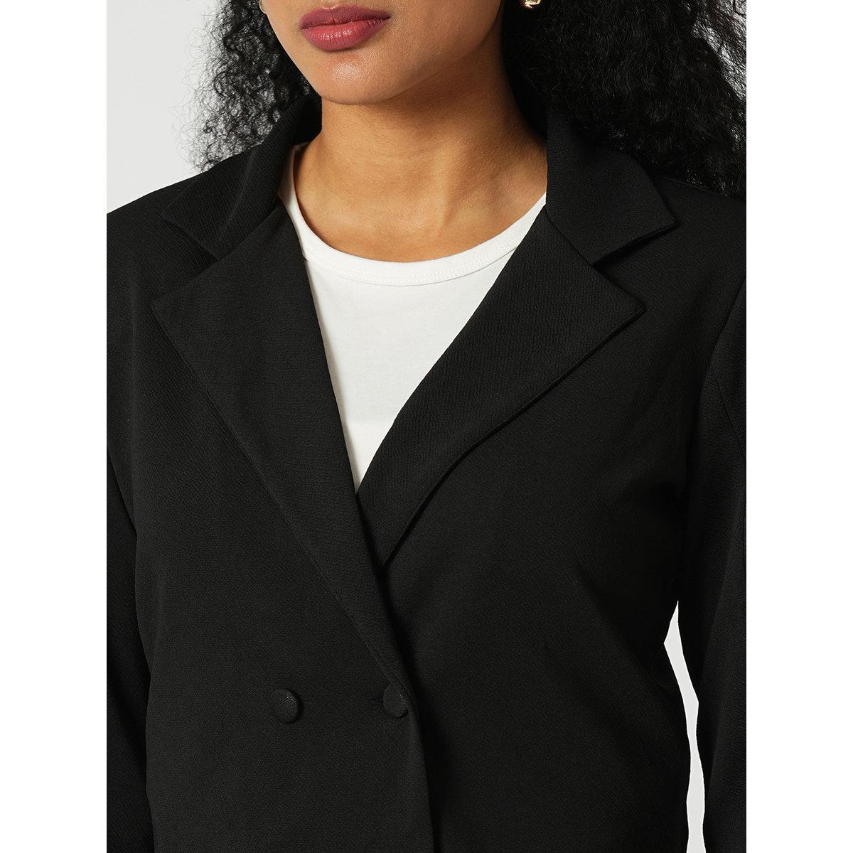 طقم منسق من بنطال وبليزر قصير-women-clothing-coordsets-image-4