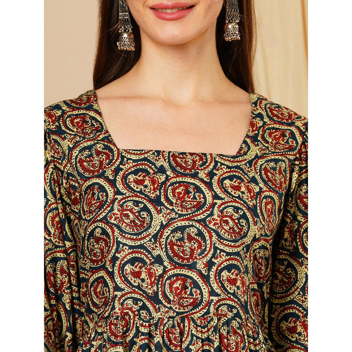 فستان قصير بياقة مربعة-women-clothing-dresses-image-4