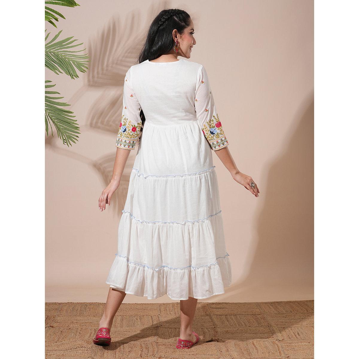 فستان ميدي بتفاصيل مُطرزة-women-clothing-dresses-image-3