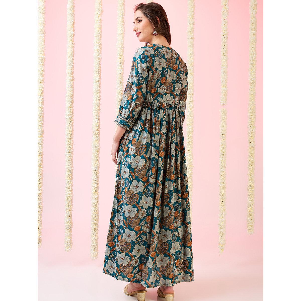 فستان طويل بطبعة زهور-women-clothing-dresses-image-3