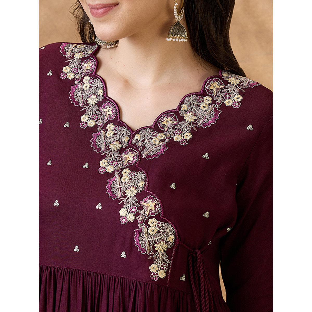 فستان ميدي بتفاصيل مُطرزة-women-clothing-dresses-image-4