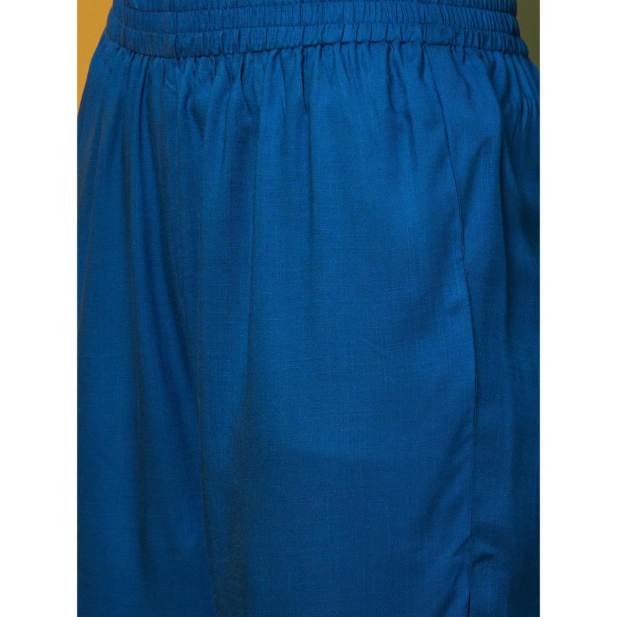 طقم منسق من كورتا وبنطال-women-clothing-ethnicwear-kurtasets-image-5