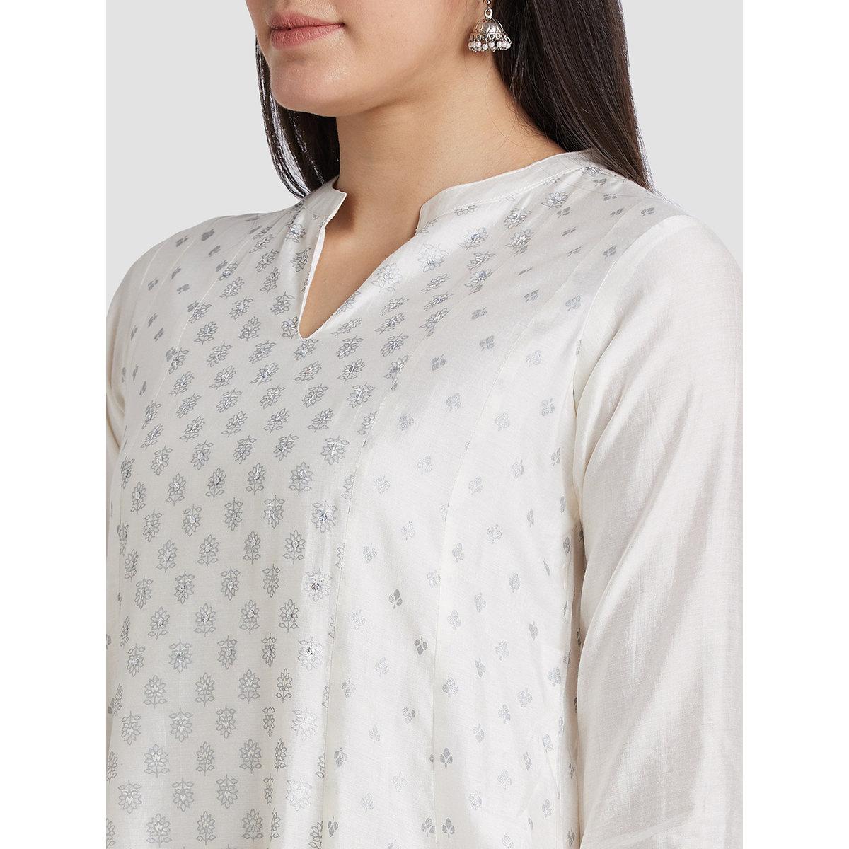 كورتا بياقة مع طباعة-women-clothing-ethnicwear-kurtas-image-5