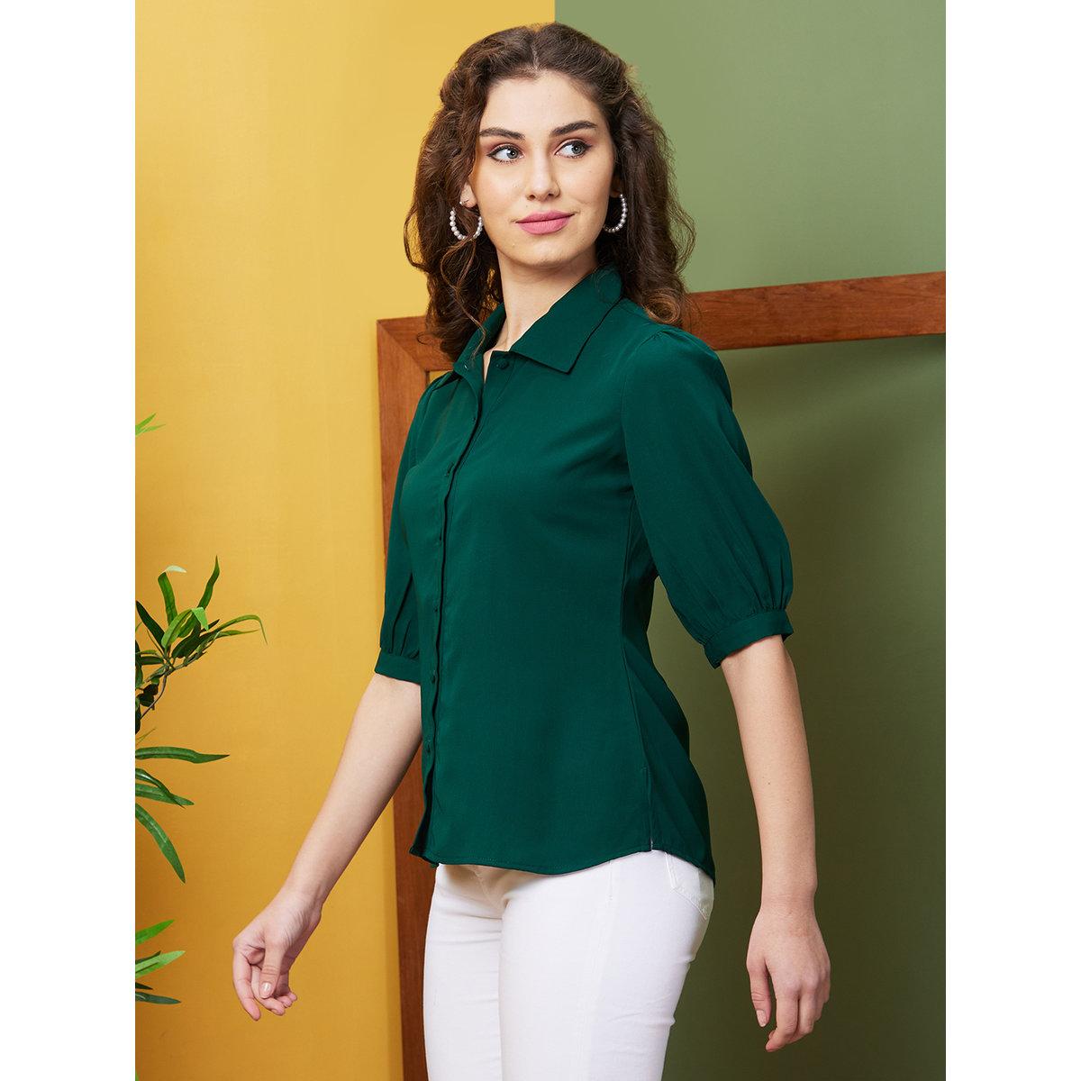 بلوزة بأكمام منفوخة-women-clothing-shirtsandblouses-shirts-image-2