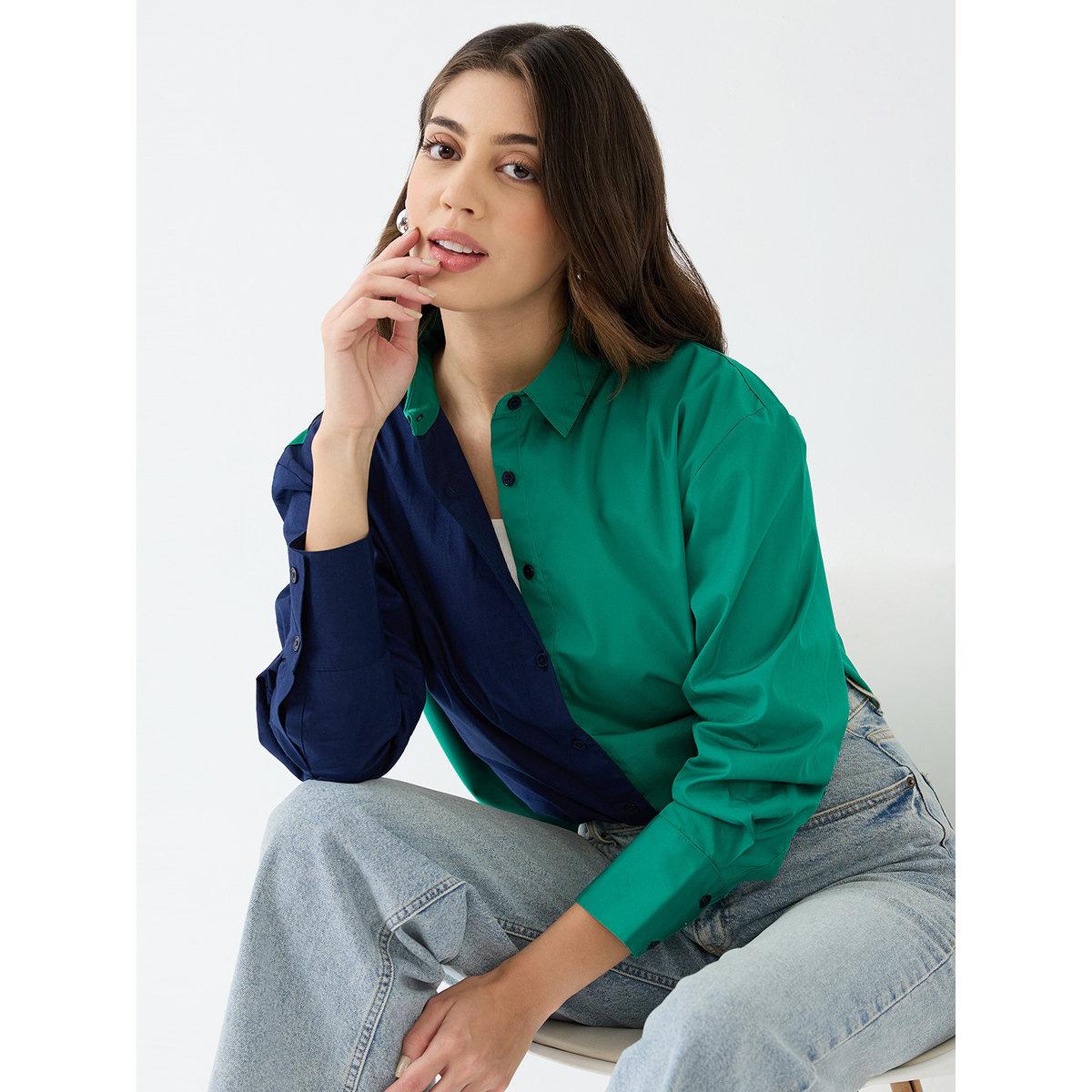 لوزة فضفاضة بنمط كُتل الألوان-women-clothing-shirtsandblouses-shirts-image-1
