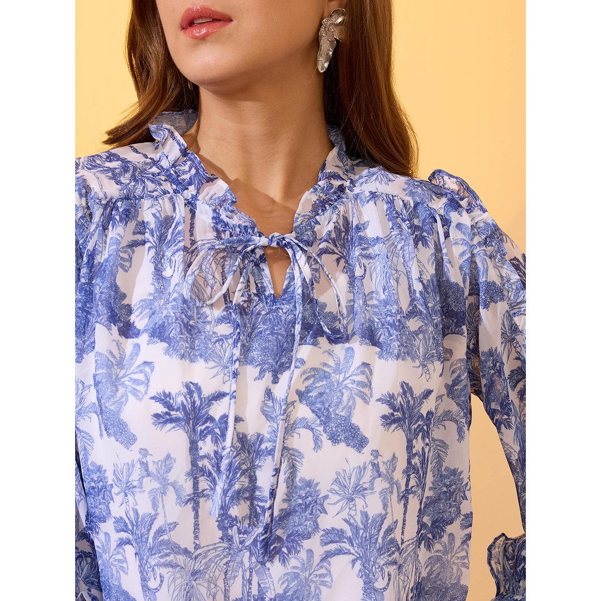 بلوزة بتفاصيل كشكش وطبعة تروبيكال-women-clothing-shirtsandblouses-blouses-image-4