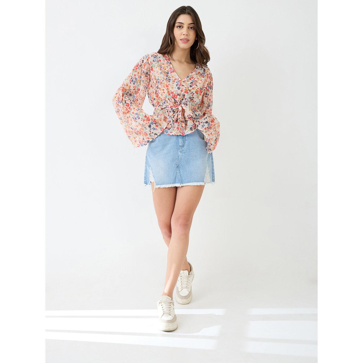 بلوزة بنمط لف وطبعة زهور-women-clothing-shirtsandblouses-blouses-image-5