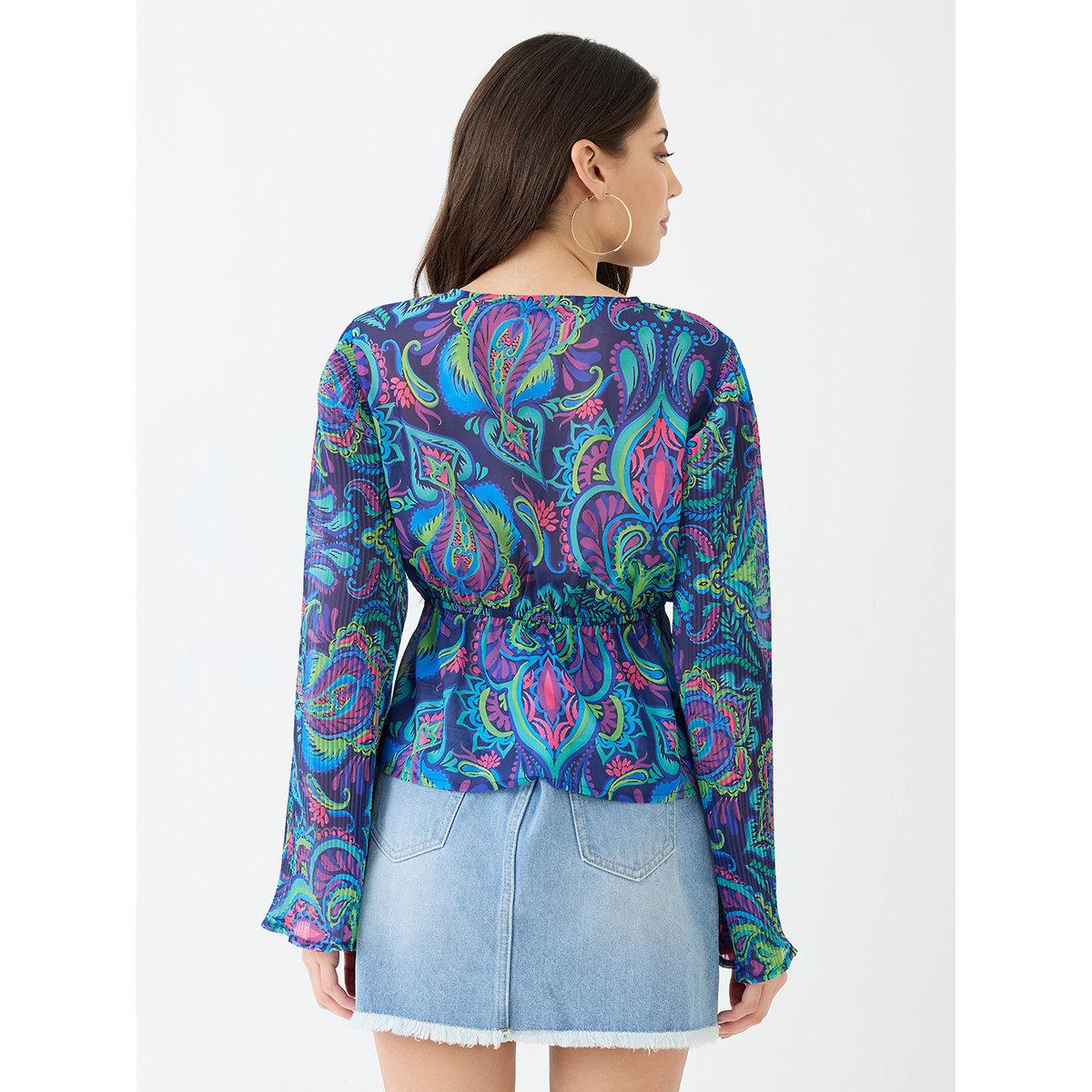 بلوزة بنمط لف وطبعة بيزلي-women-clothing-shirtsandblouses-blouses-image-3