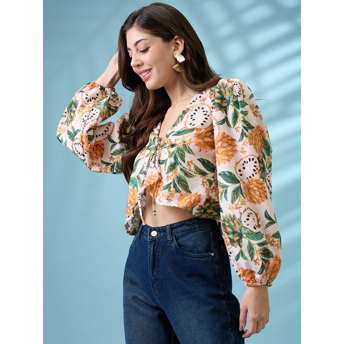بلوزة بنمط لف وتفاصيل ربطة-women-clothing-shirtsandblouses-blouses-image-2