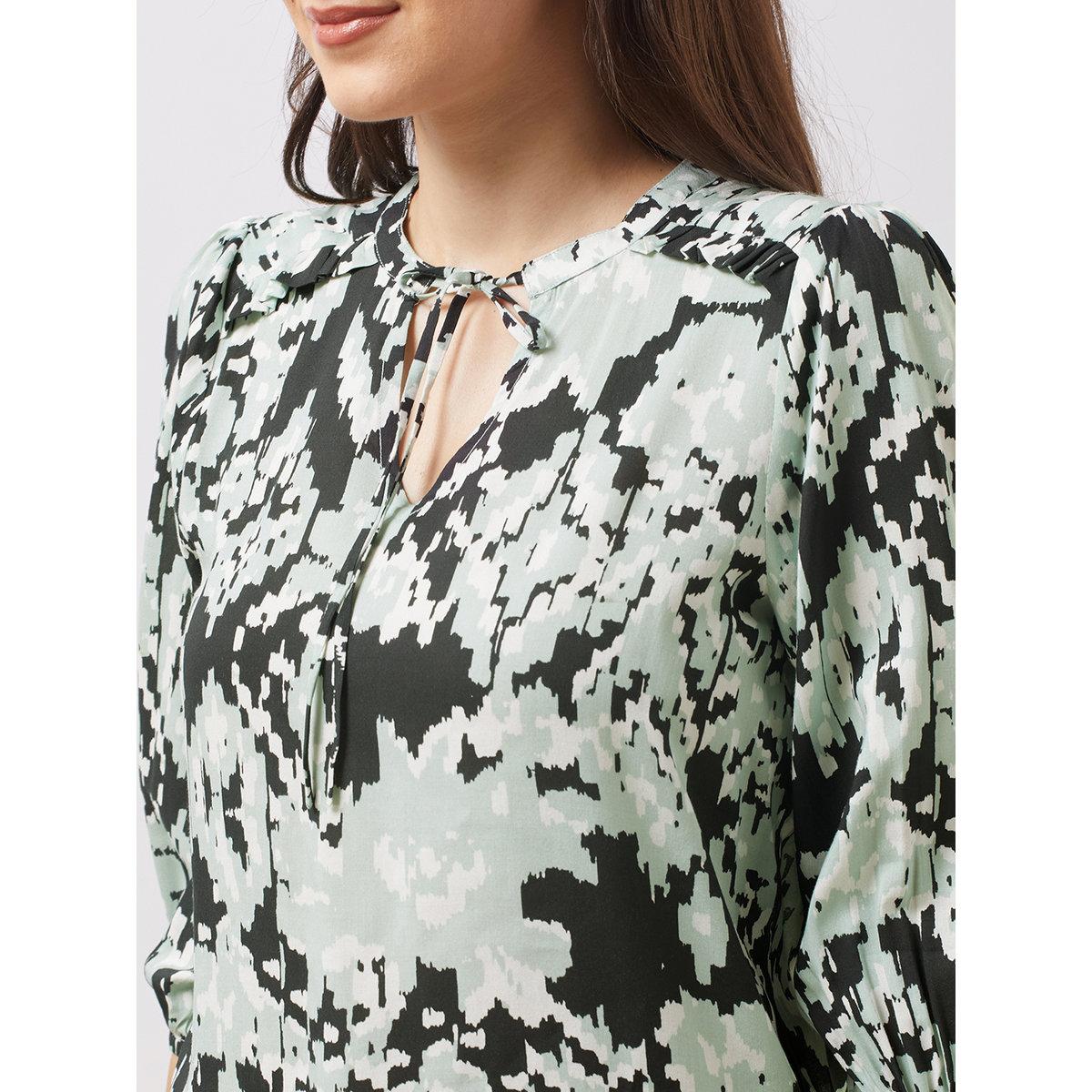 بلوزة مُطبعة بالكامل بتفاصيل أربطة-women-clothing-shirtsandblouses-blouses-image-4