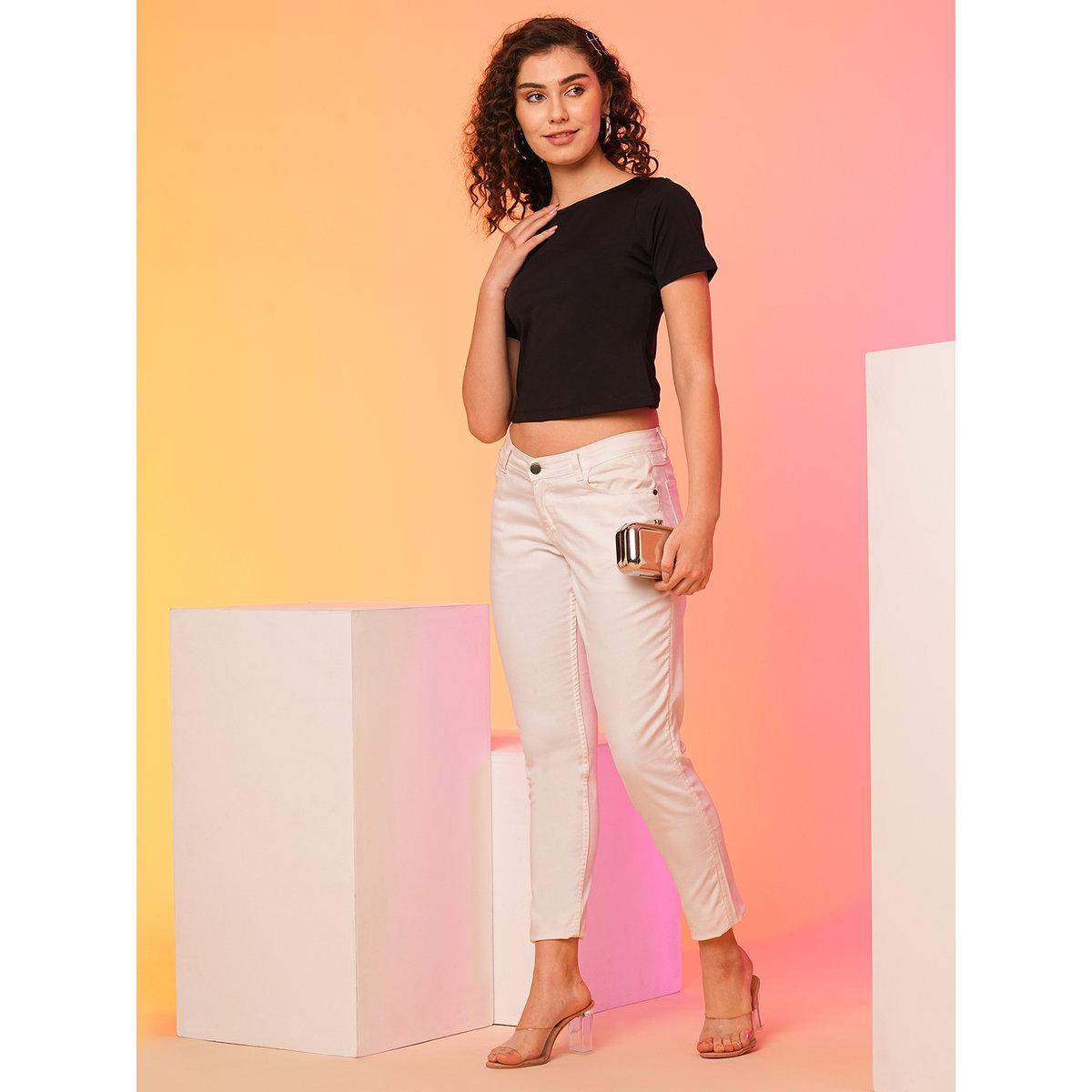 بلوزة قصيرة بتفاصيل فيونكة-women-clothing-tshirts-image-5
