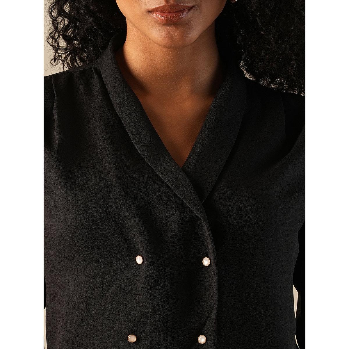 بلوزة بليزر بتفاصيل أزرار مزدوجة-women-clothing-shirtsandblouses-shirts-image-4