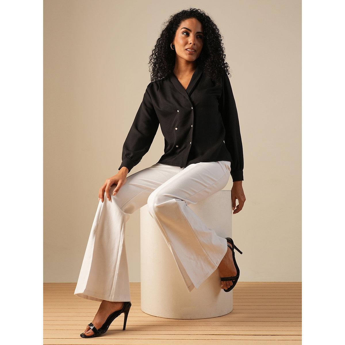 بلوزة بليزر بتفاصيل أزرار مزدوجة-women-clothing-shirtsandblouses-shirts-image-5
