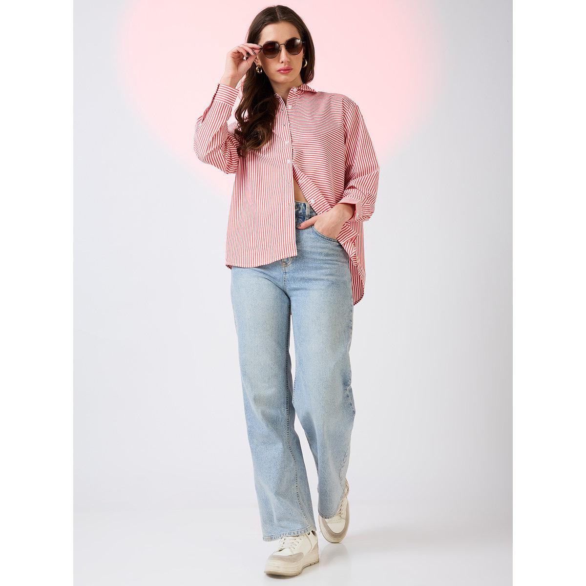بلوزة فضفاضة مخططة-women-clothing-shirtsandblouses-shirts-image-5