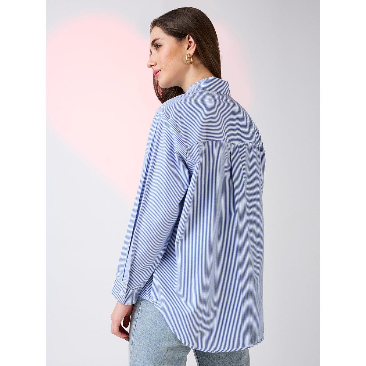 بلوزة فضفاضة مخططة-women-clothing-shirtsandblouses-shirts-image-3