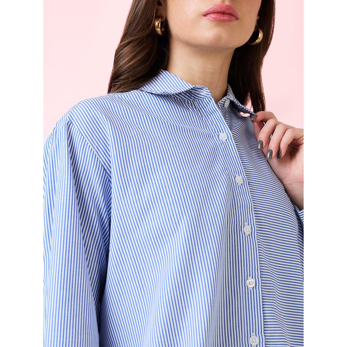 بلوزة فضفاضة مخططة-women-clothing-shirtsandblouses-shirts-image-4