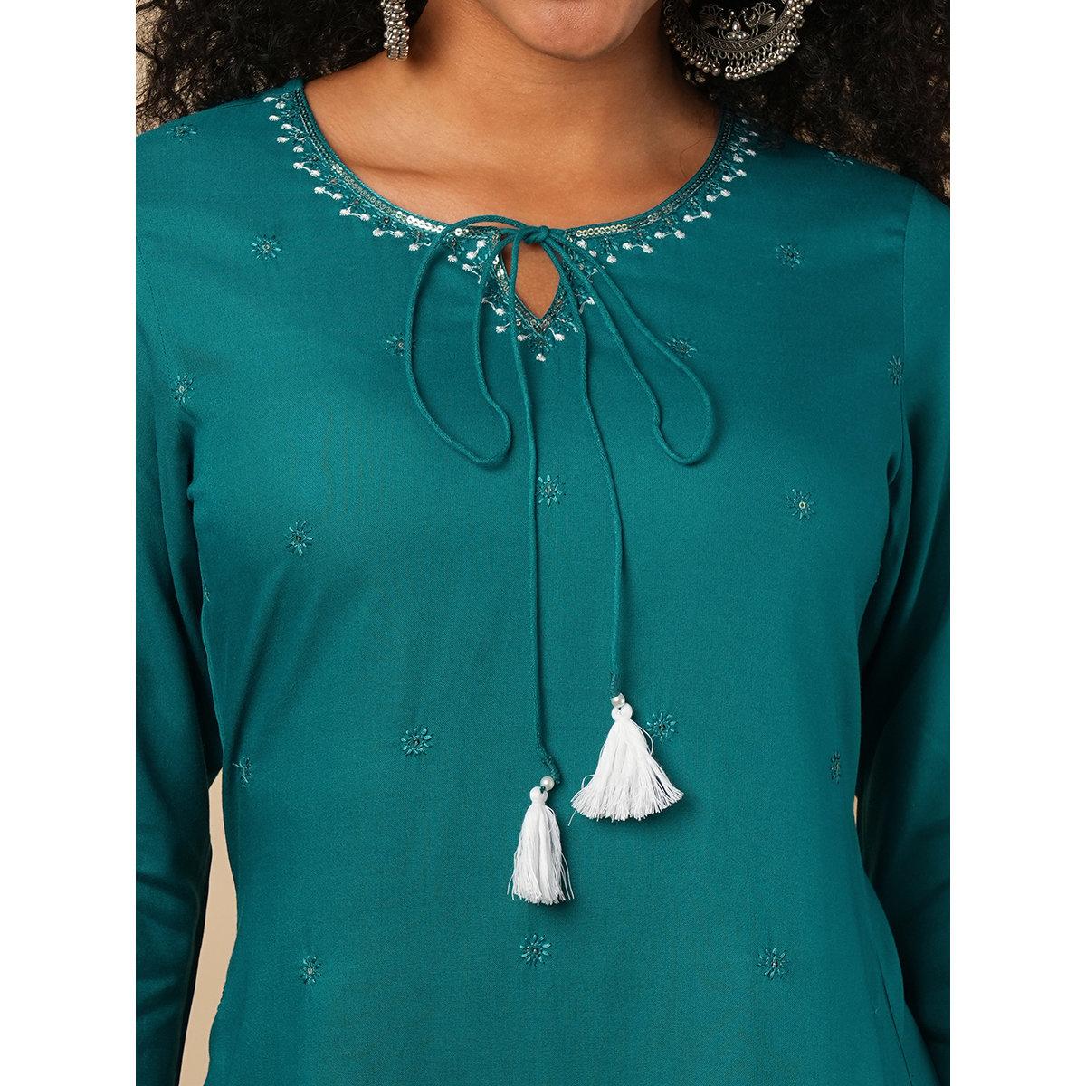 بلوزة بتفاصيل مُنمقة مع ربطة-women-clothing-shirtsandblouses-blouses-image-4