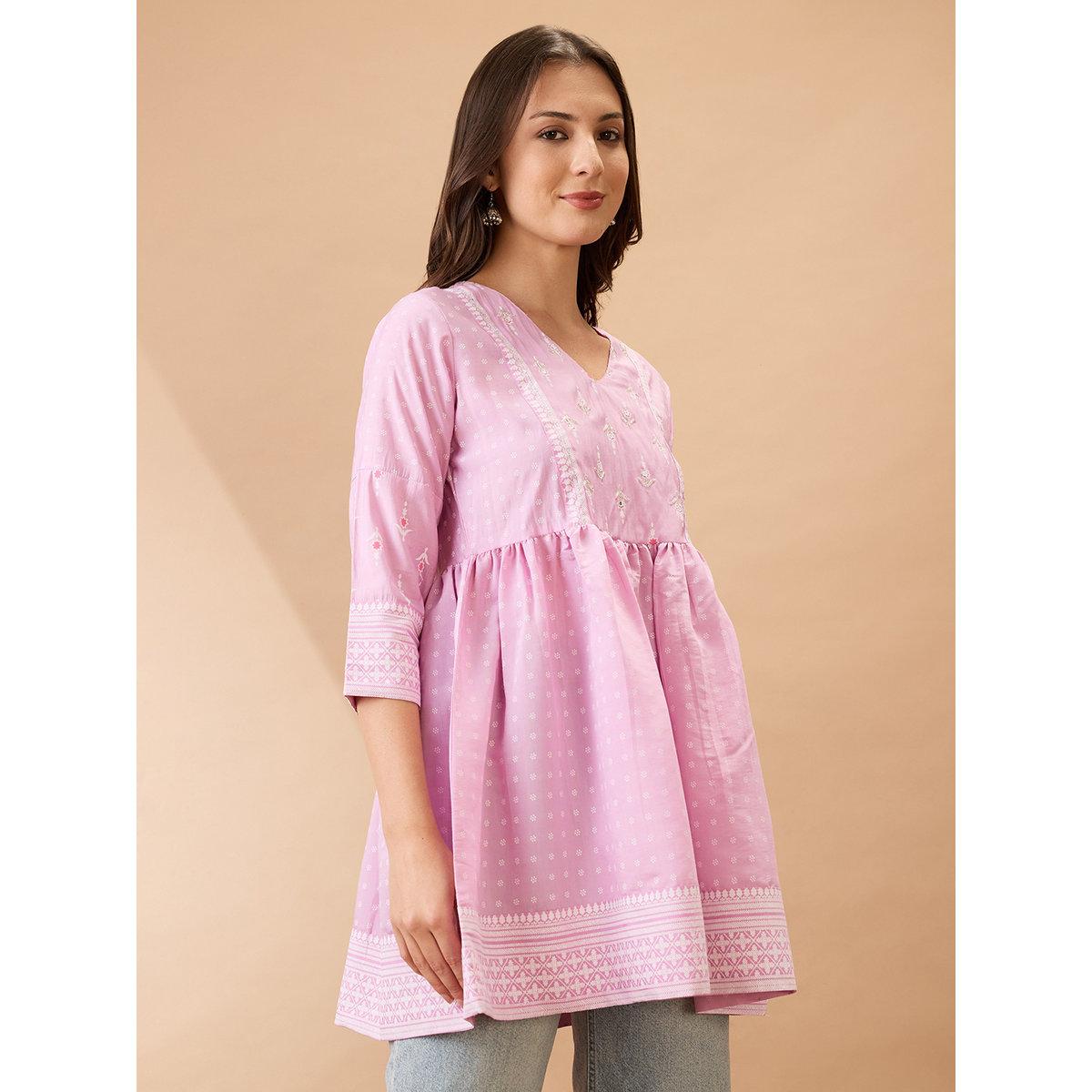 بلوزة تونيك مُنمقة بترتر-women-clothing-shirtsandblouses-blouses-image-2