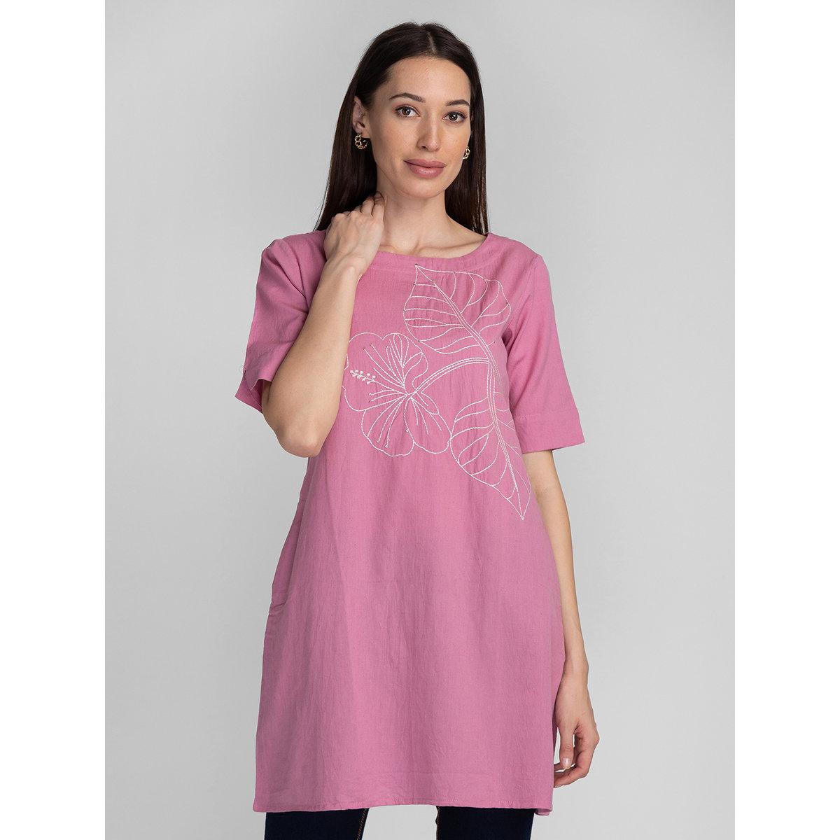 بلوزة تونيك بتفاصيل مُنمقة-women-clothing-shirtsandblouses-blouses-image-1