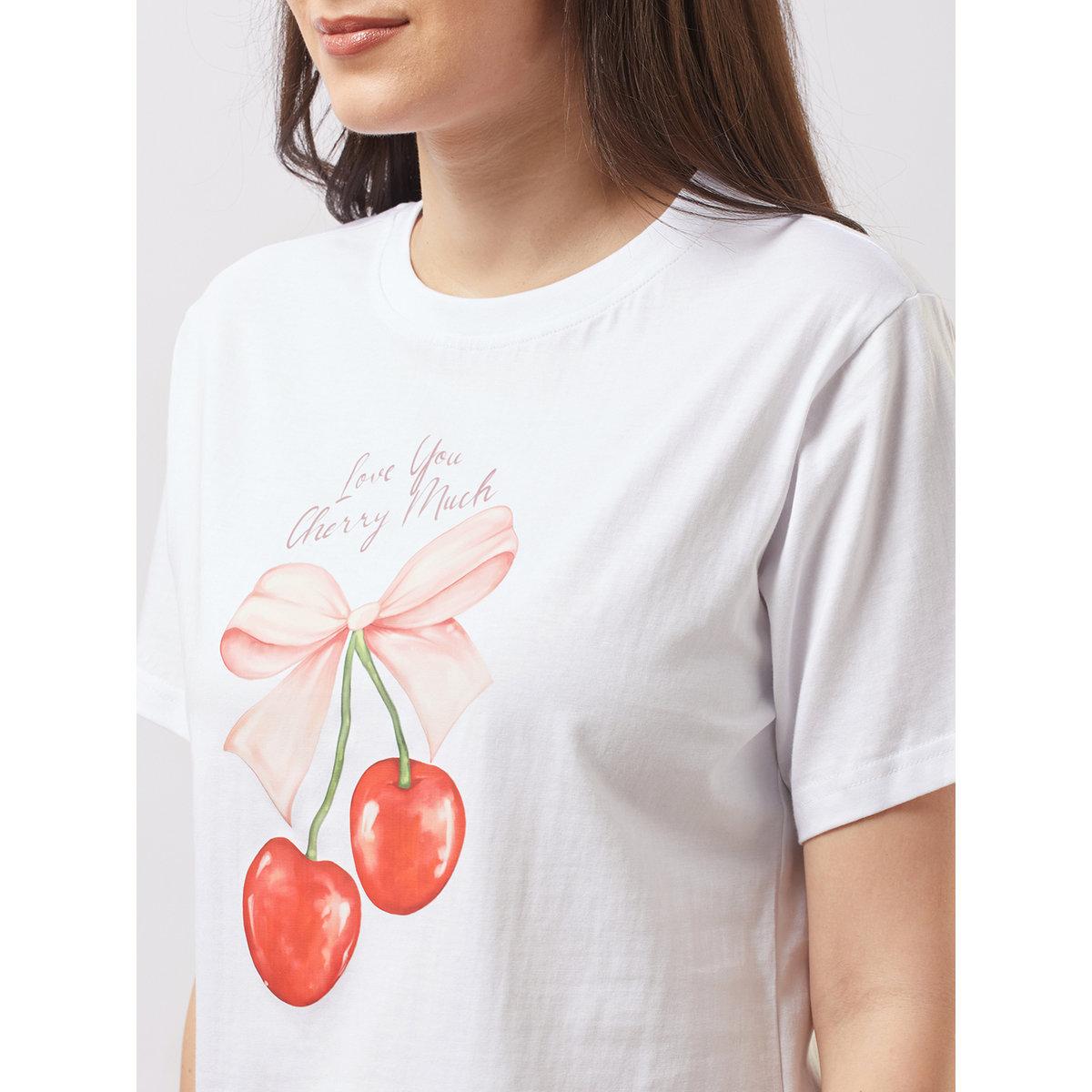 Globus X Styli White Cherry Print Boxy Crop T-Shirt-women-clothing-tshirts-image-4