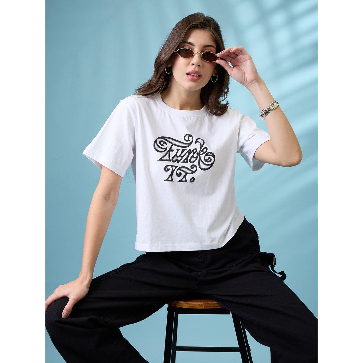 Globus X Styli White Graphic Print Boxy Crop T-Shirt-women-clothing-tshirts-image-1