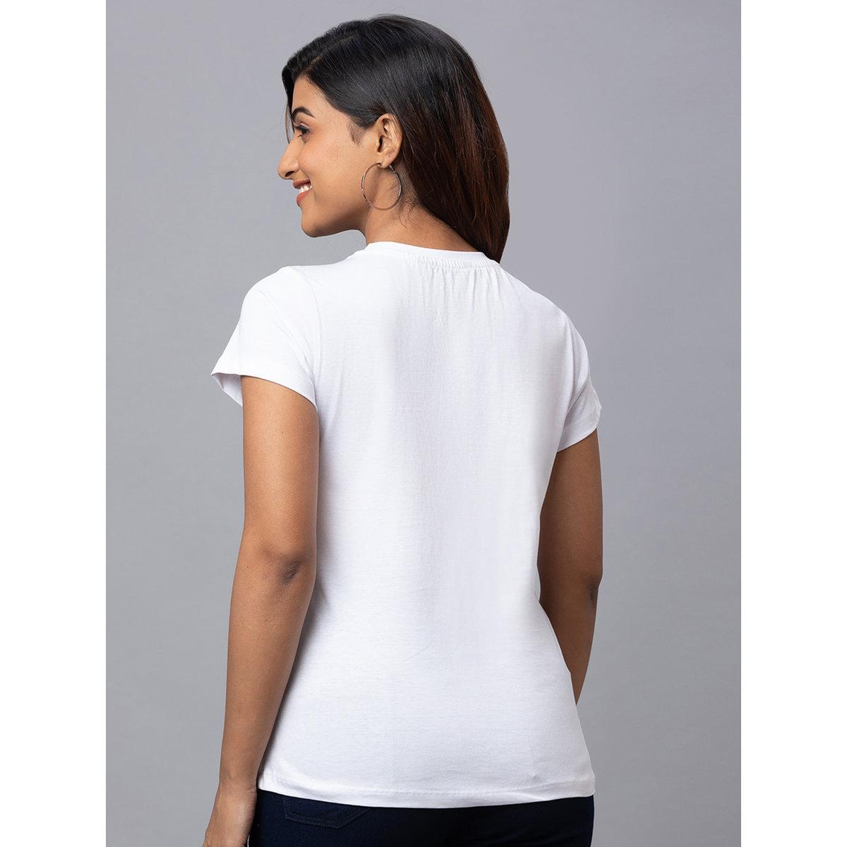 تيشيرت بقصة عادية وطبعة جرافيك-women-clothing-tshirts-image-3