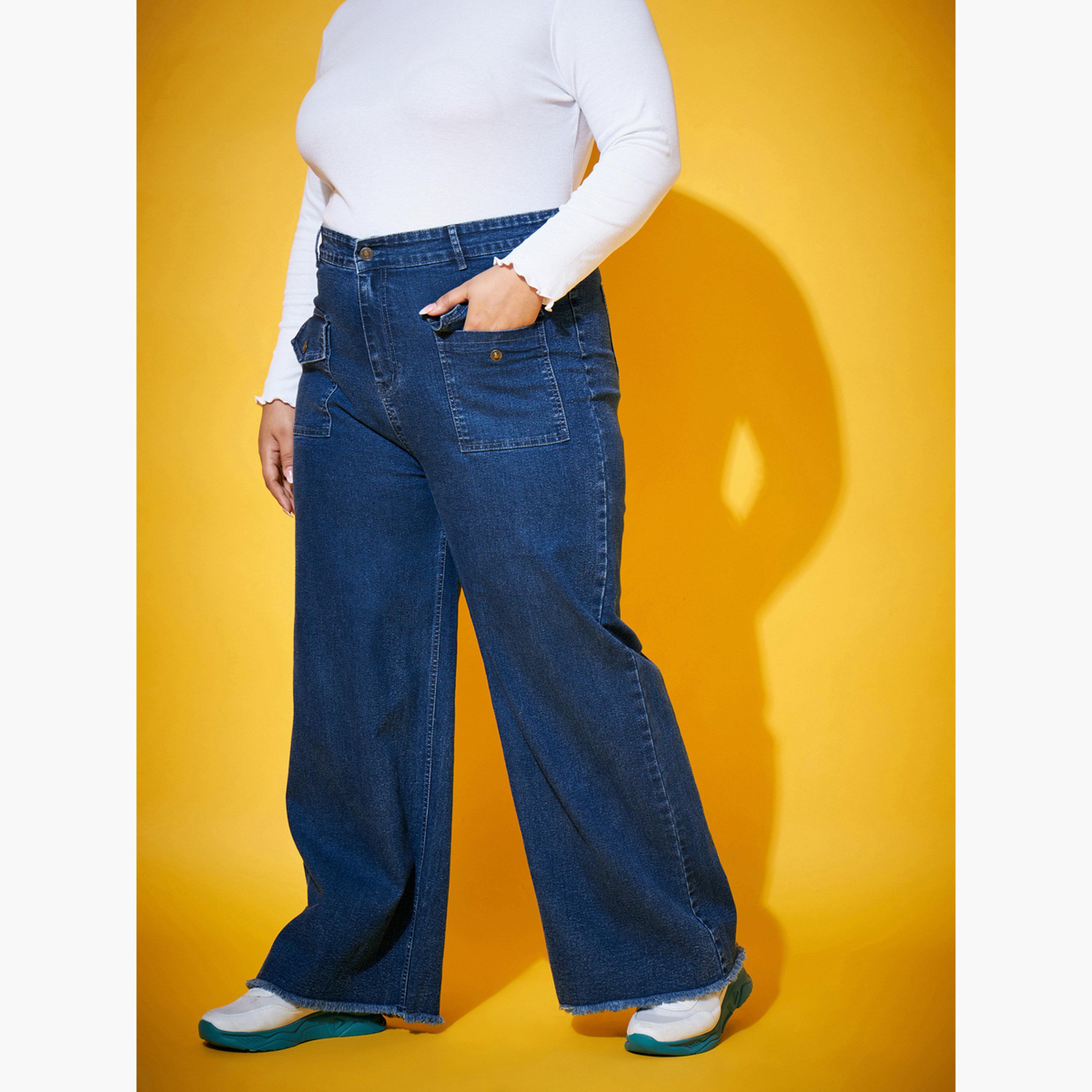 Sassafras Plus Size Straight Leg Jeans-women-clothing-bottoms-jeans-image-3