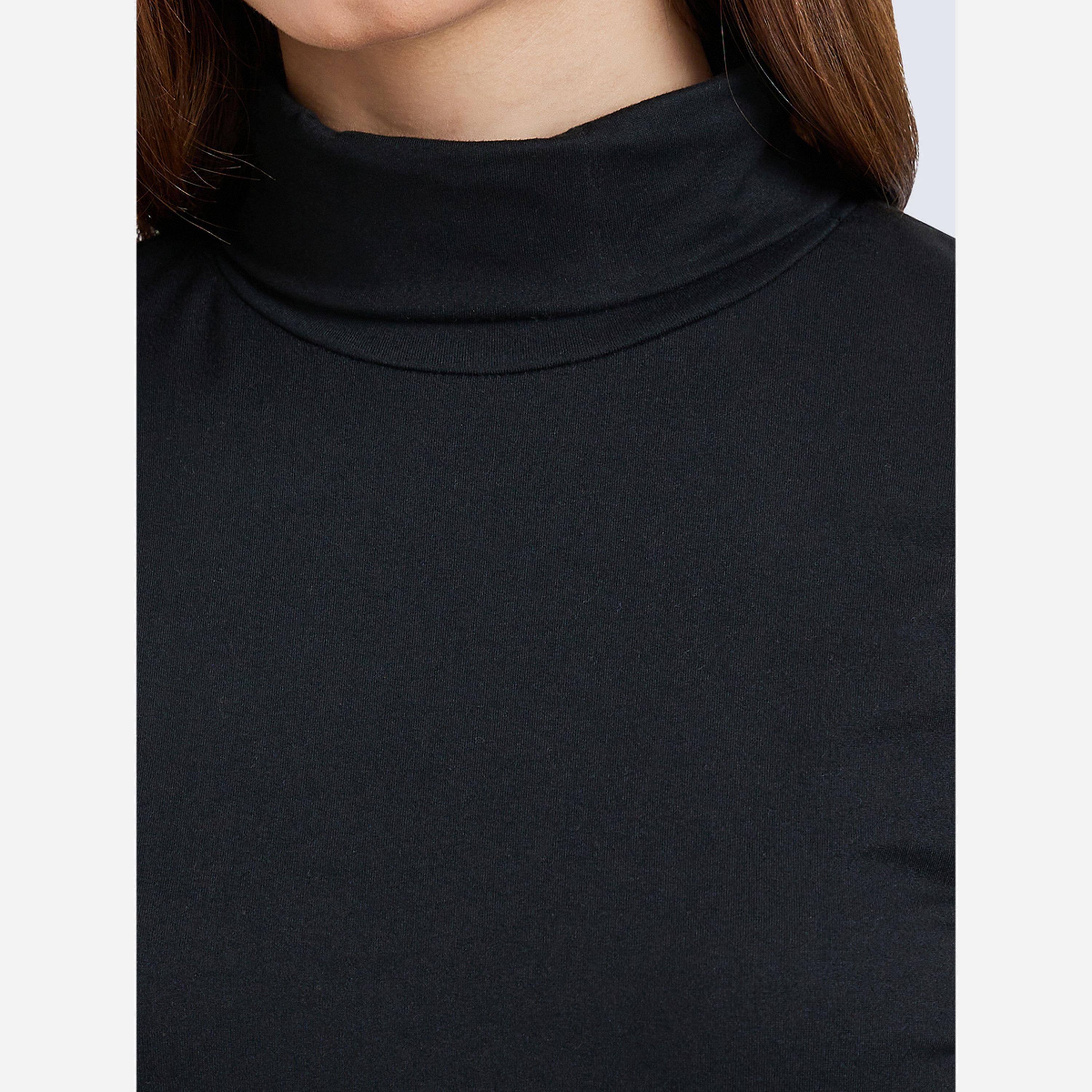 Styli Pack of 2 - Solid High Neck Fitted T-Shirt-women-clothing-tshirts-image-5