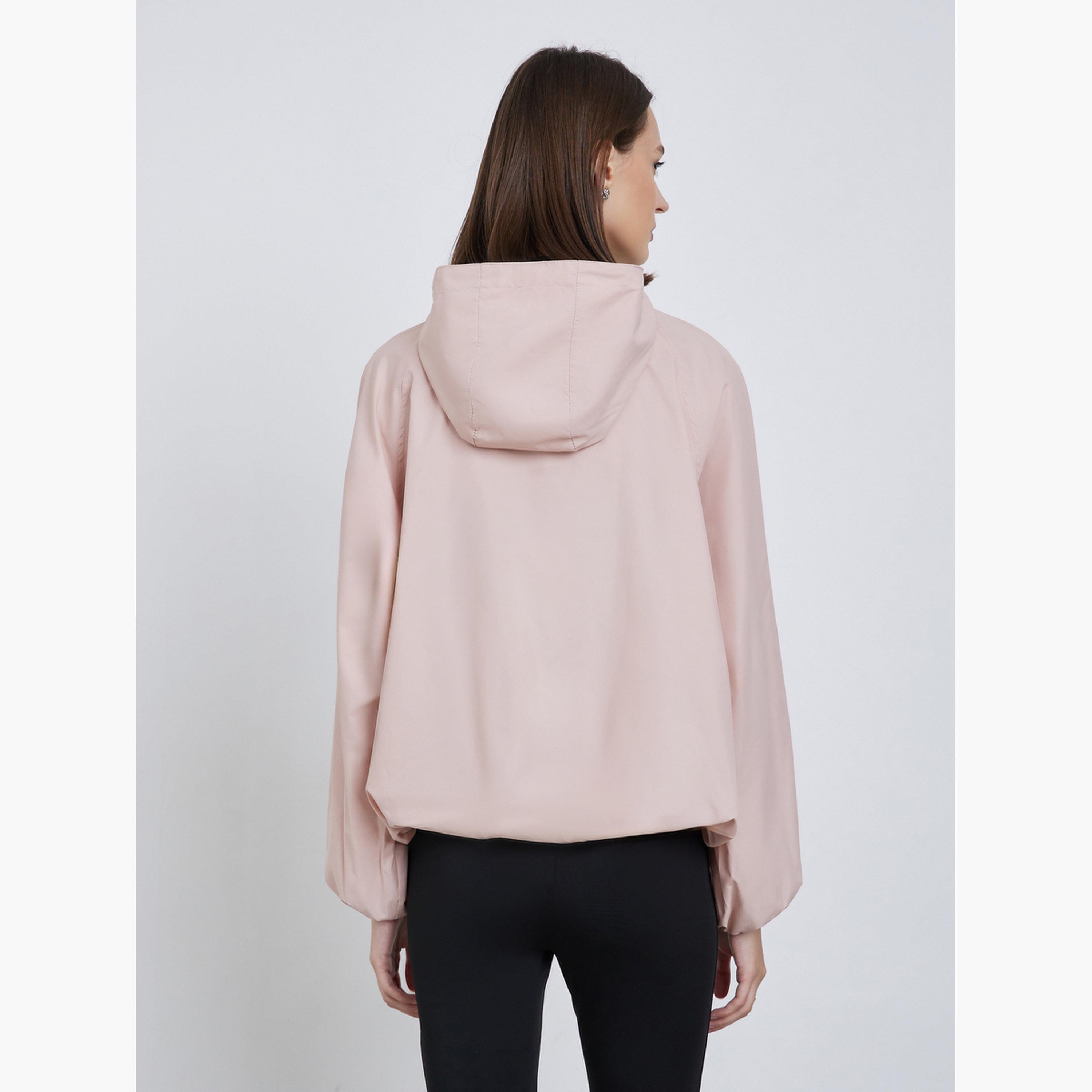 ستايلي - جاكيت بومبر وردي بقصّة عادية وغطاء للرأس-women-winterwear-coatsandjackets-jackets-image-5