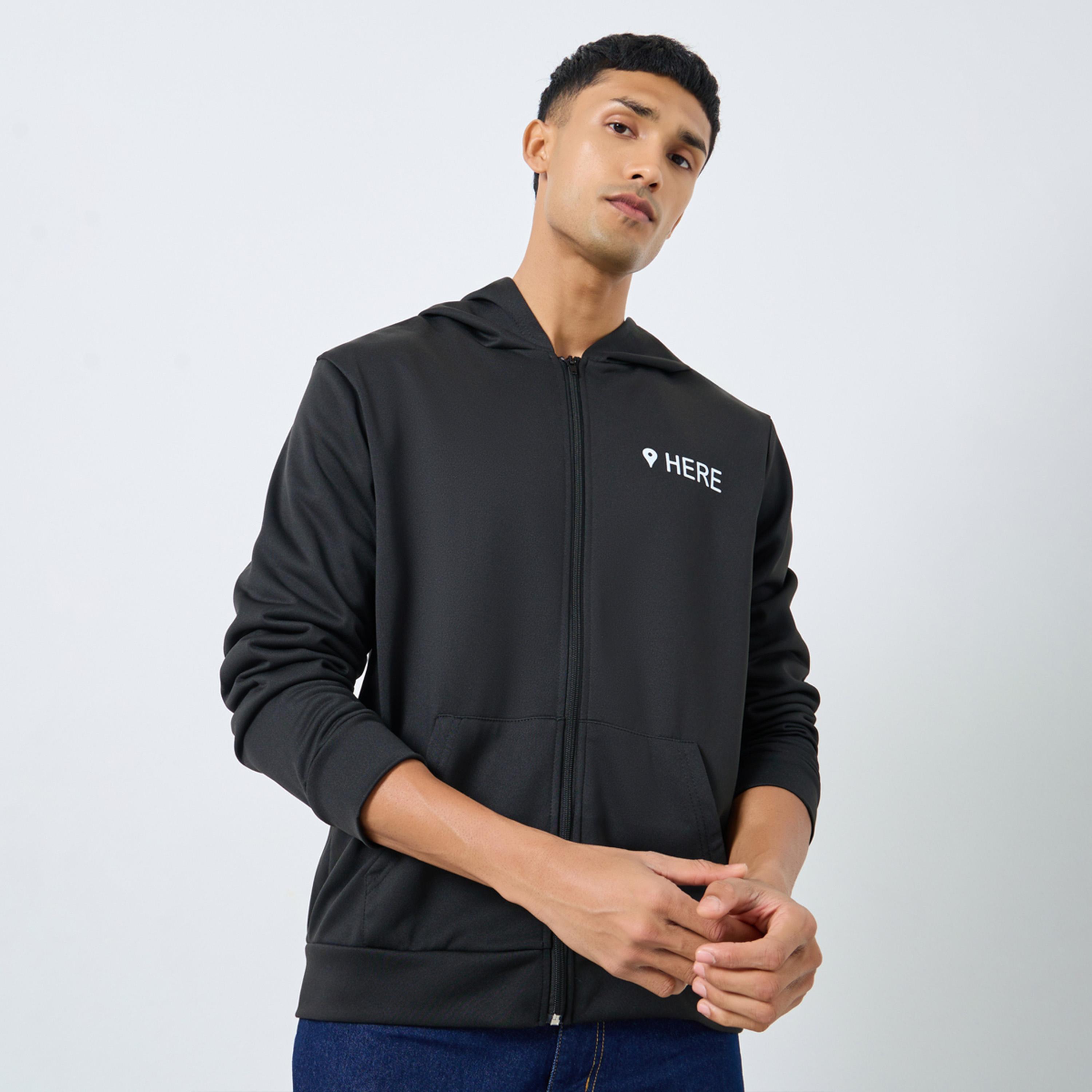 Take Two Slogan Print Hooded Neck Long Sleeves Men's Zip Through Sweatshirt-men-clothing-jacketsandblazers-jackets-image-1