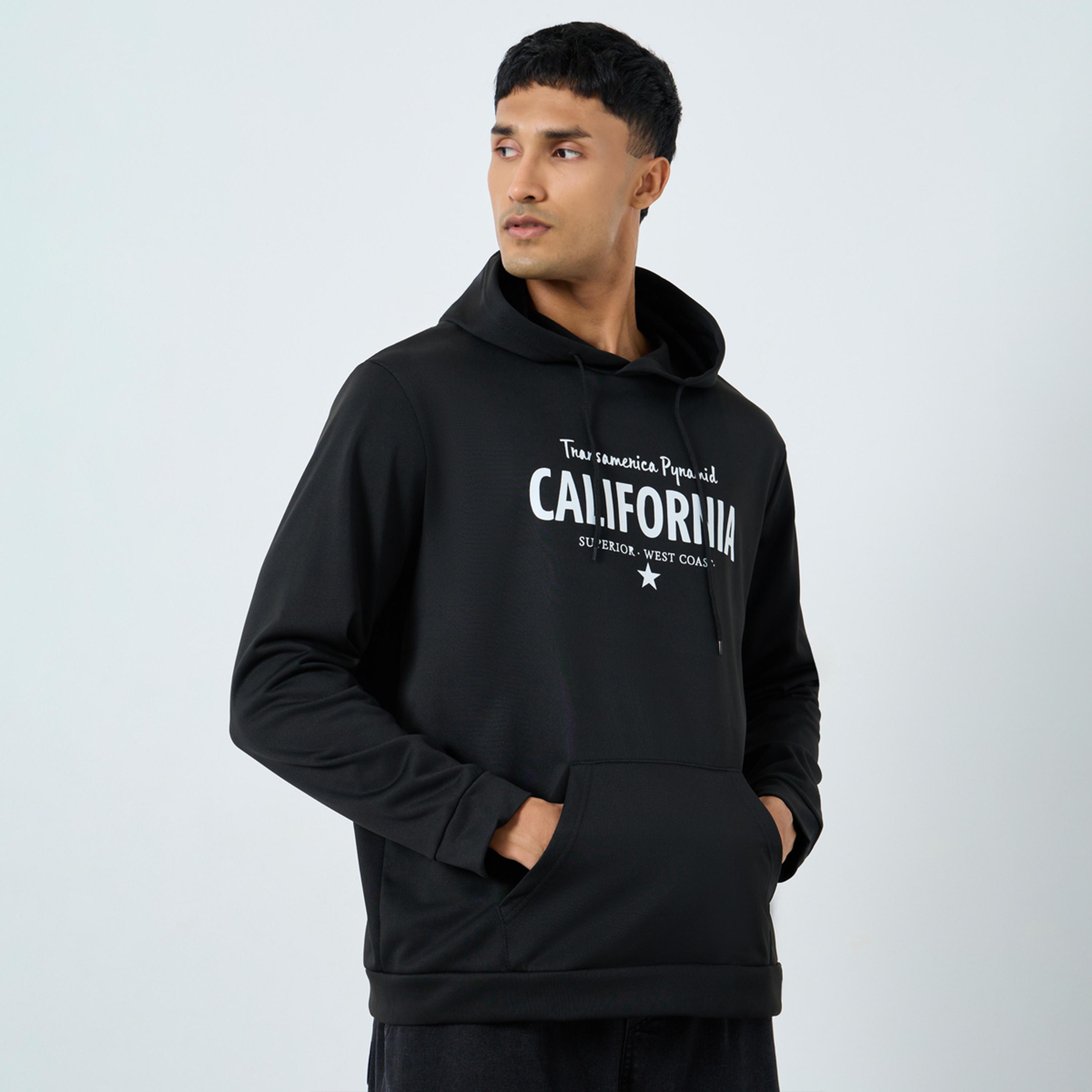تيك تو - هودي رجالي أسود بطبعة جرافيكية مع جيب أمامي-men-winterwear-hoodiesandsweatshirts-image-1