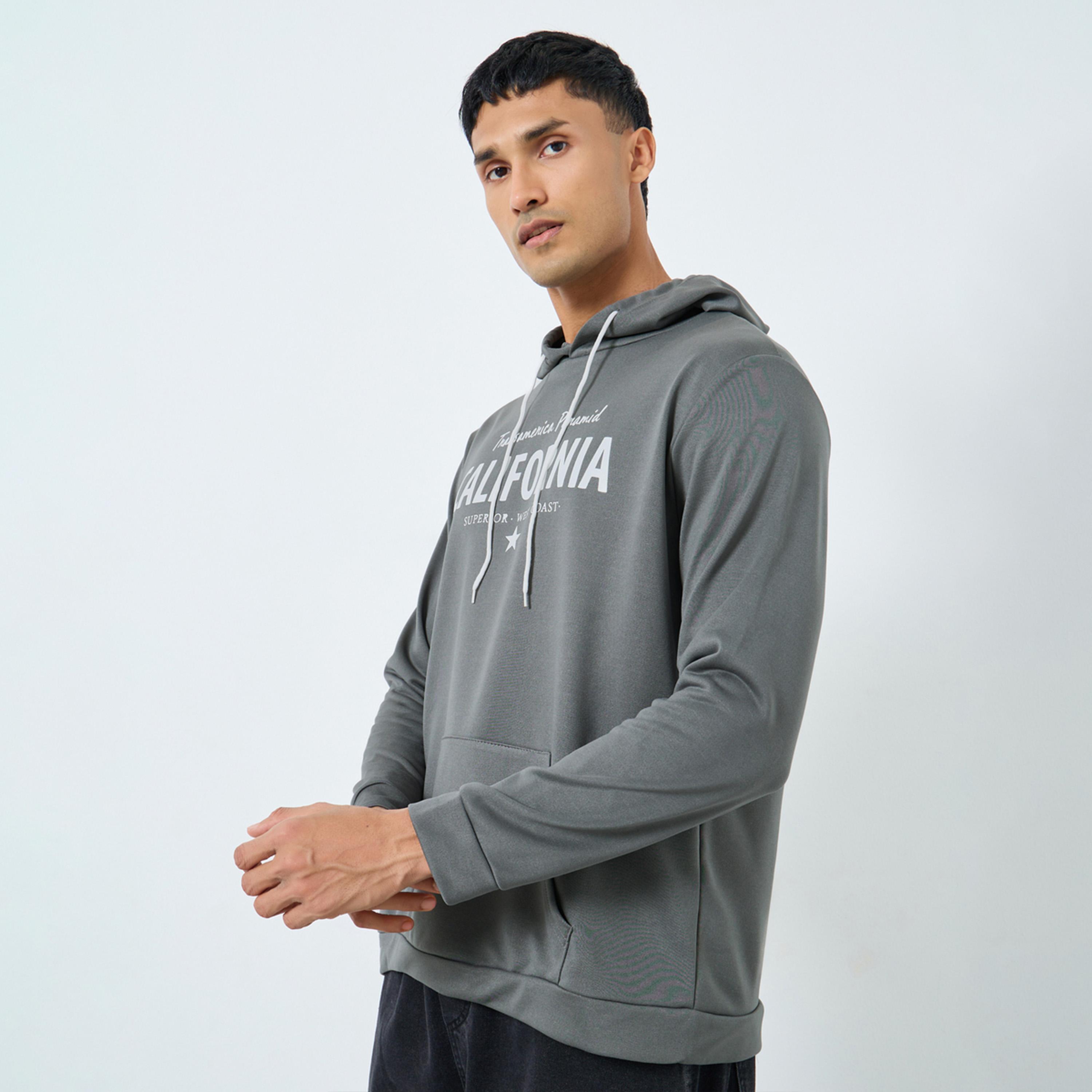 تيك تو - هودي رجالي رمادي اللون بطبعة جرافيكية مع جيب أمامي-men-winterwear-hoodiesandsweatshirts-image-1