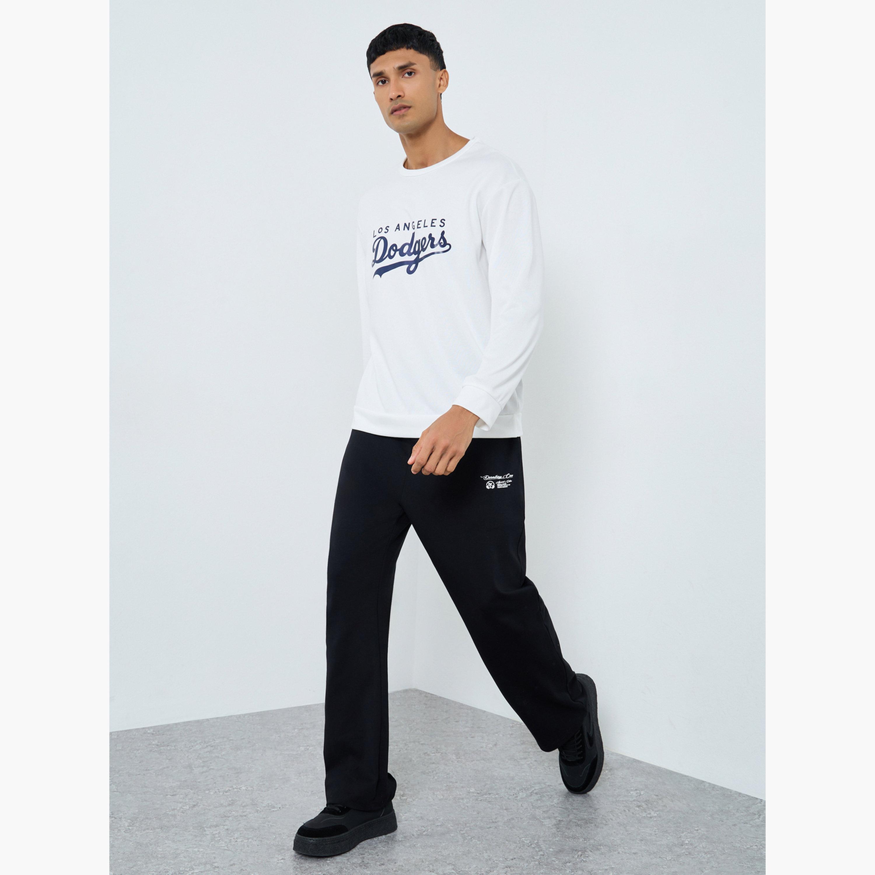 Take Two Los Angeles Graphic Round Neck Long Sleeves Men's Pullover Sweatshirt-men-winterwear-hoodiesandsweatshirts-image-2
