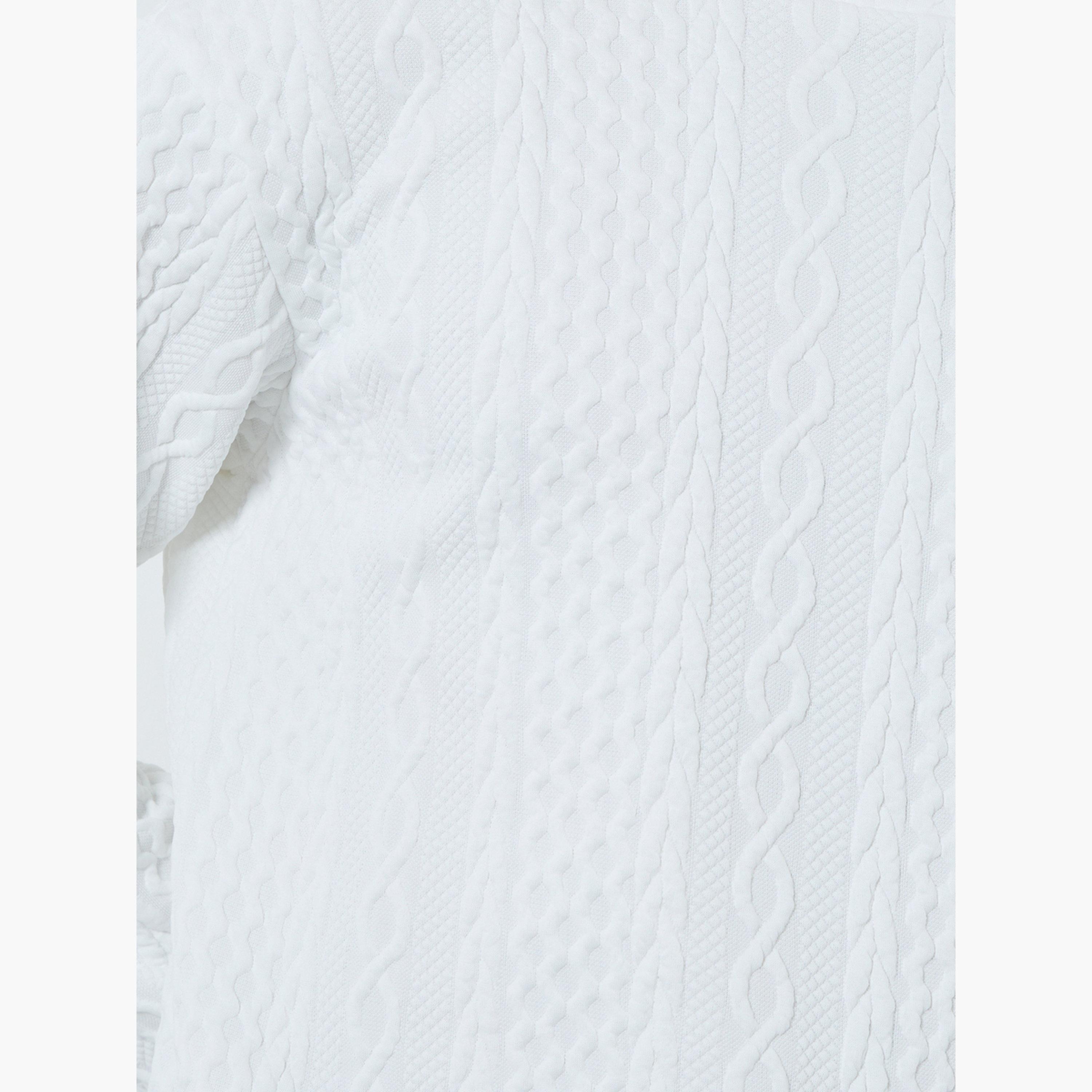 Take Two Men White Cable Knit Relaxed Fit Sweater-men-clothing-sweatersandpullovers-image-4