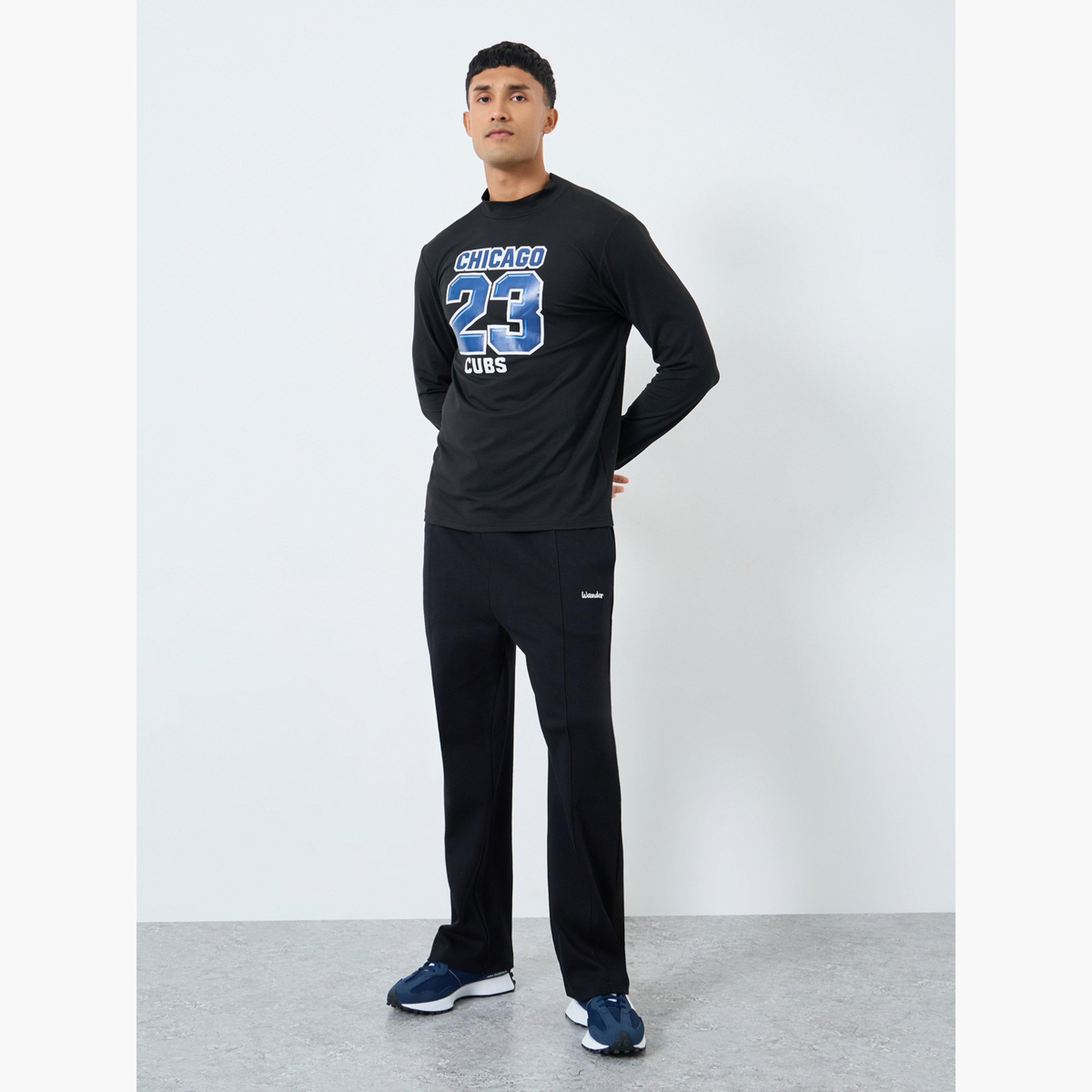 Take Two Black Chicago 23 Cubs Printed Slim Fit T-Shirt-men-clothing-tshirtsandpolos-tshirts-image-2