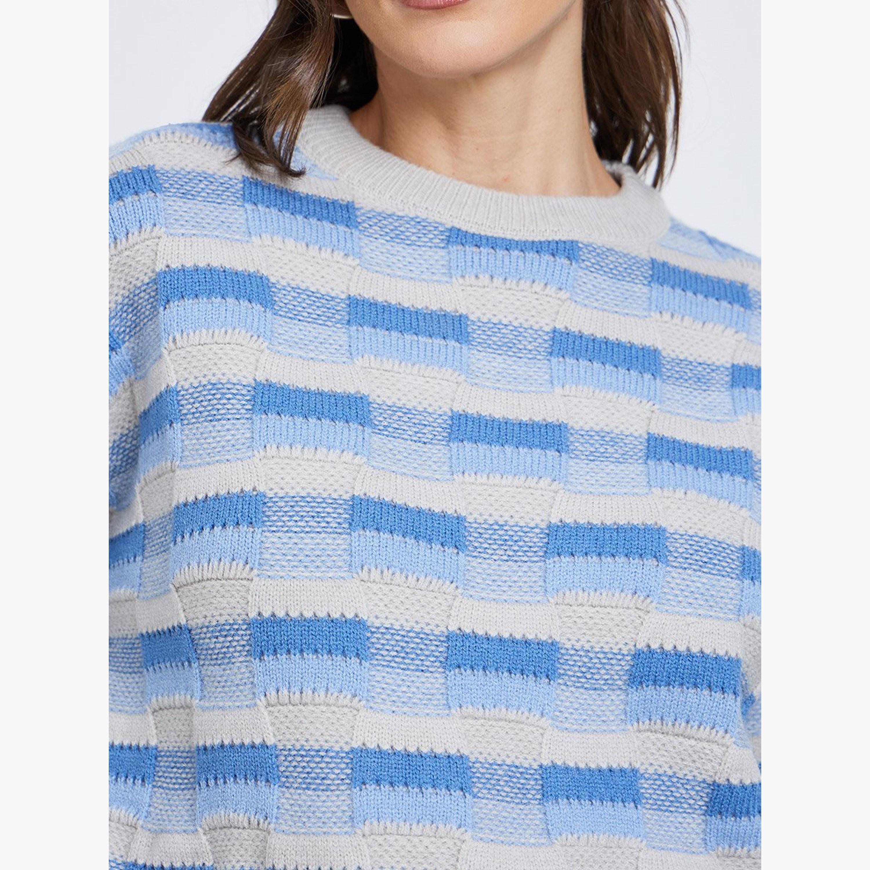 Styli Patterned Knit Dropped Shoulder Sweater-women-winterwear-cardigansandjumpers-jumpers-image-4