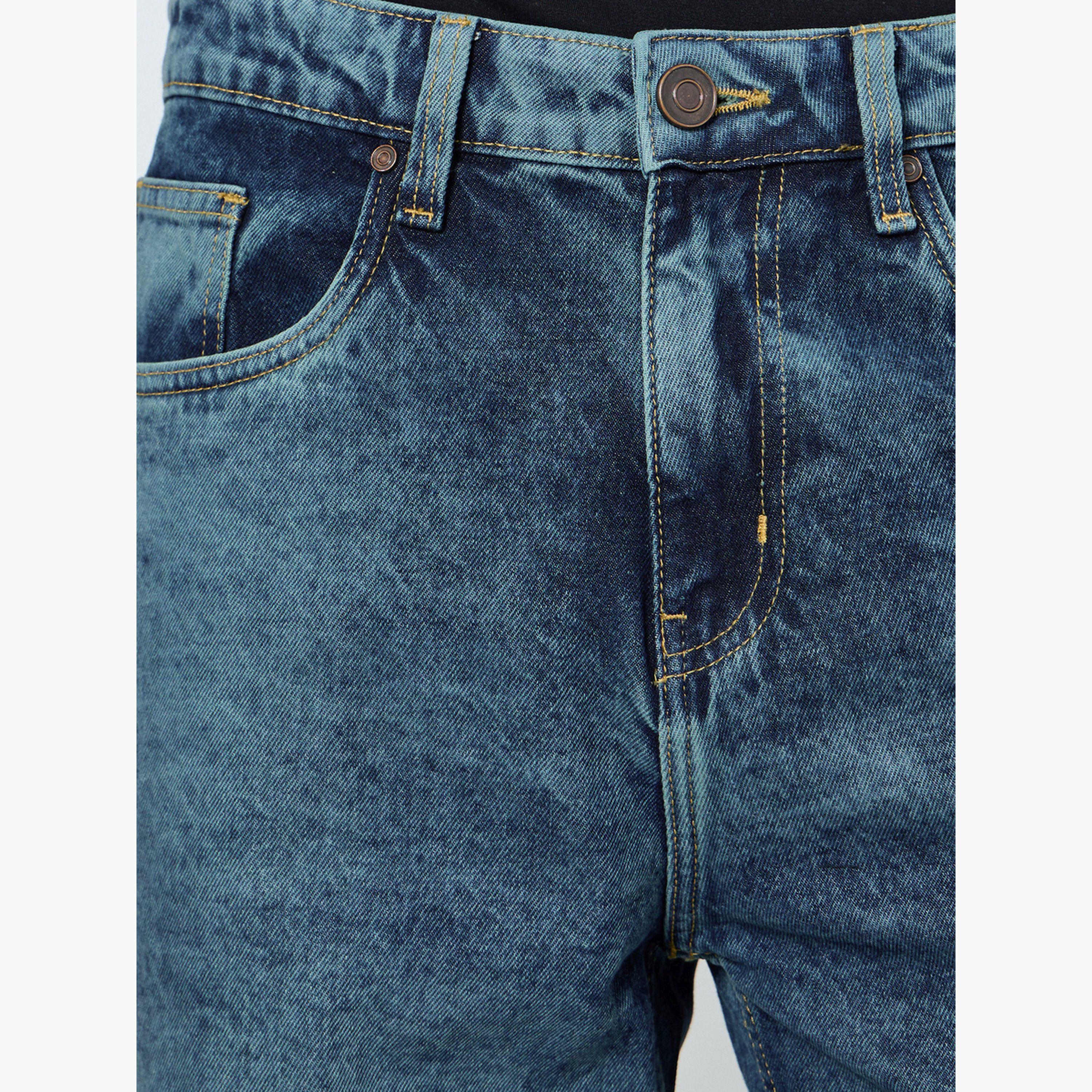 Styli Men Blue Acid Wash Oversized Jeans-men-clothing-bottoms-jeans-image-3
