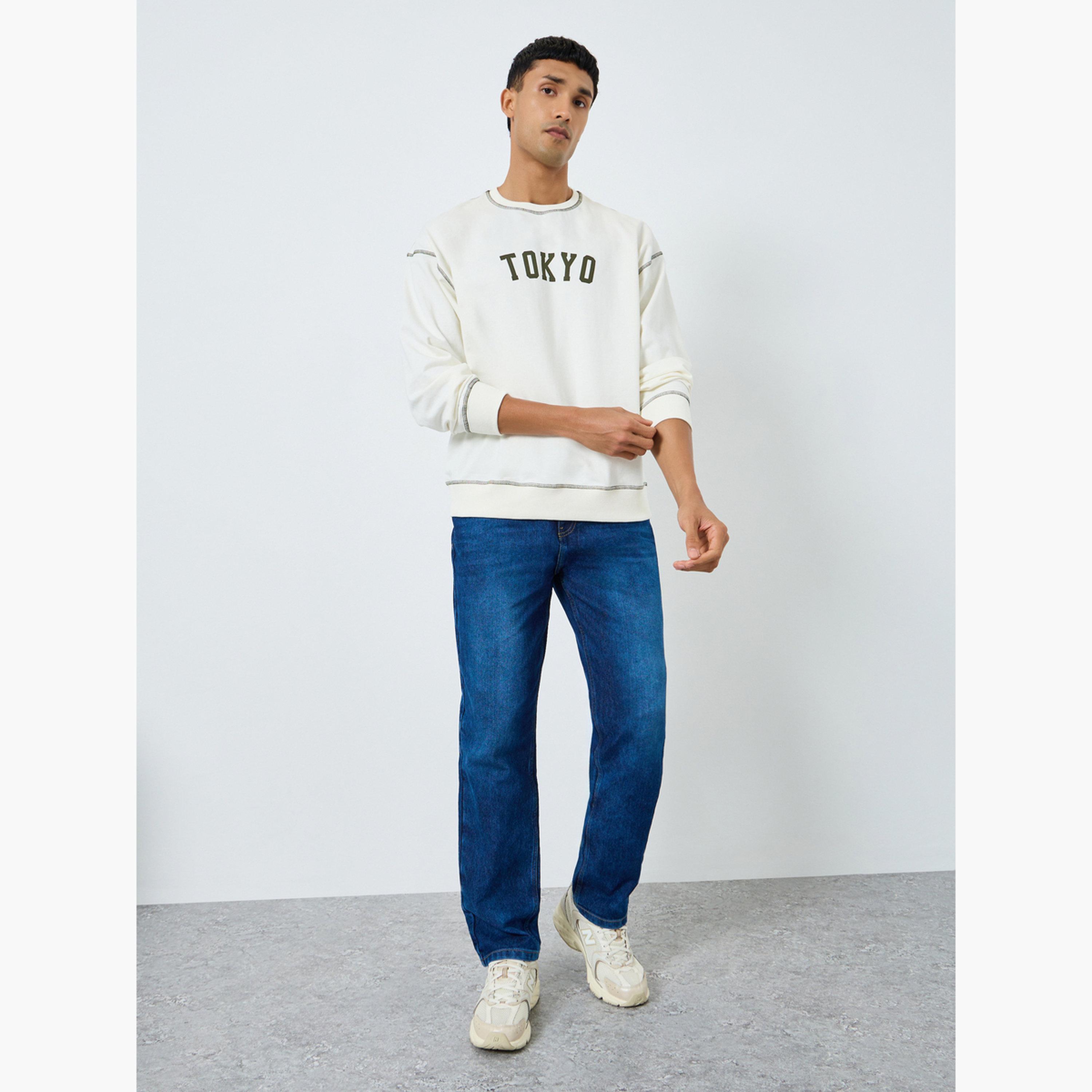 Styli Men Blue Relaxed Fit Acid wash Jeans-men-clothing-bottoms-jeans-image-2
