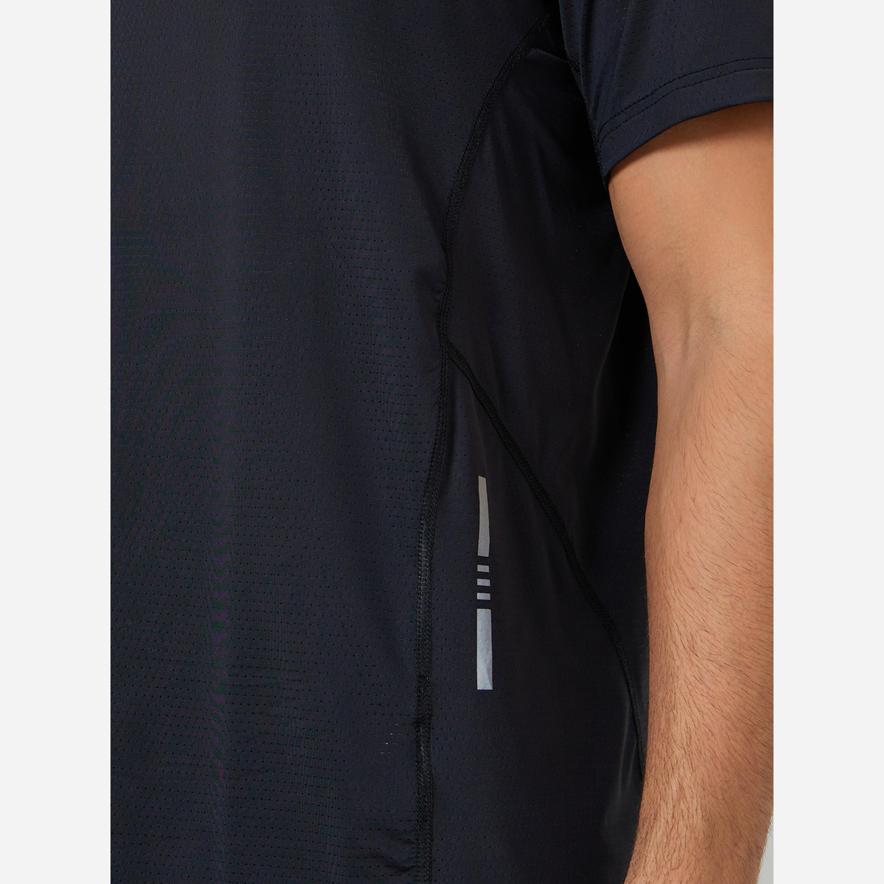 Styli Men Black Quick-Dry Training T-Shirt-men-clothing-sportswearandactivewear-tshirtsandpolos-image-4