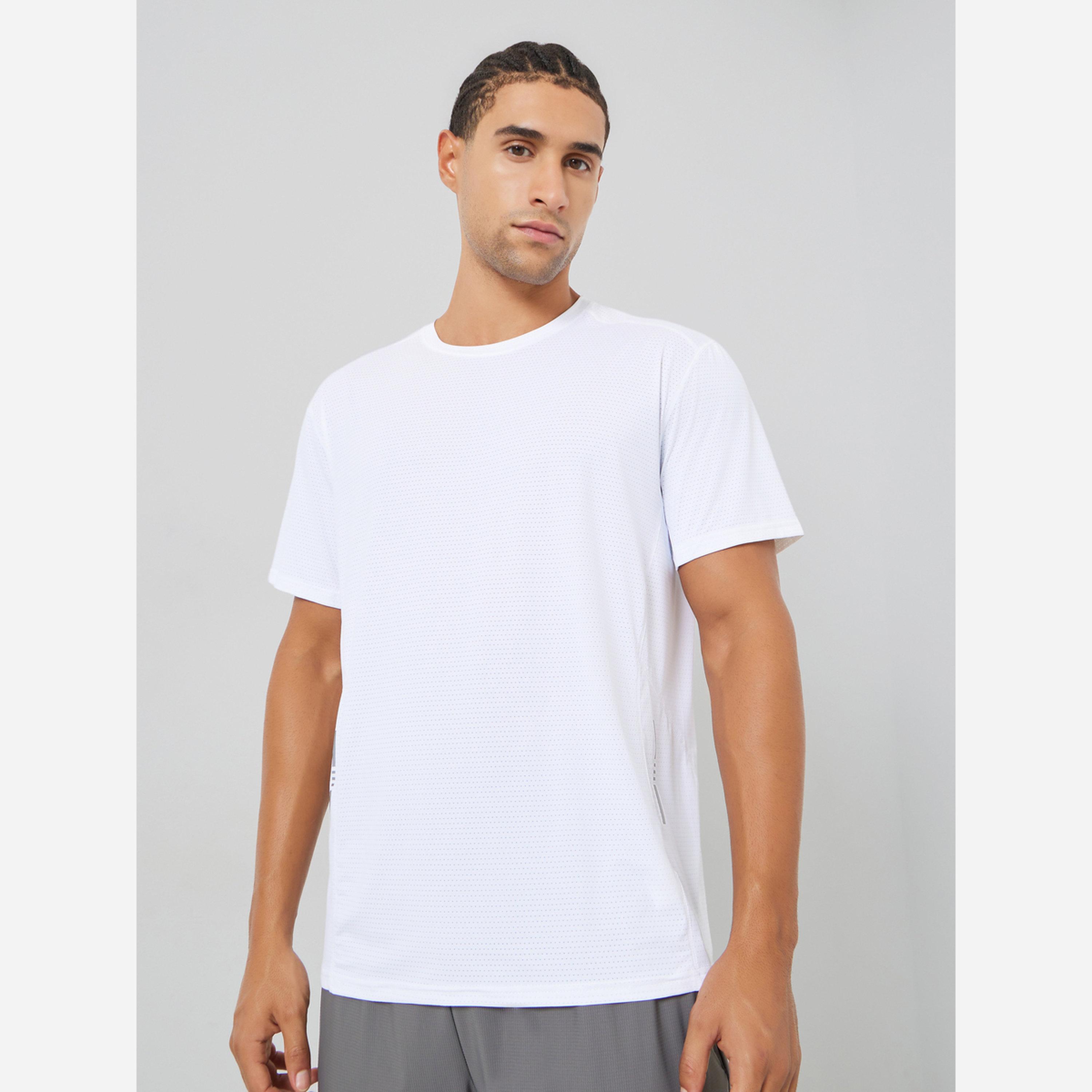 Styli Regular Fit Quick-Dry Textured Athleisure T-Shirt-men-clothing-sportswearandactivewear-tshirtsandpolos-image-1