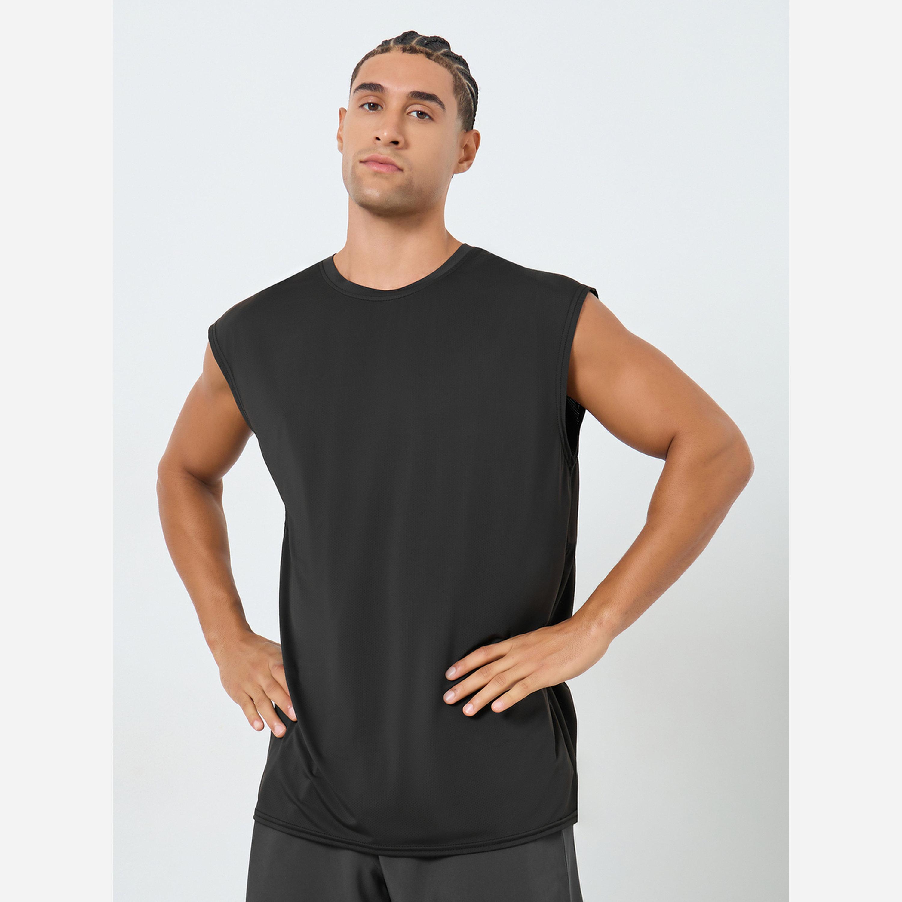 Styli Regular Fit Quick Dry Athleisure Mesh Panel Tank-men-clothing-sportswearandactivewear-tshirtsandpolos-image-1