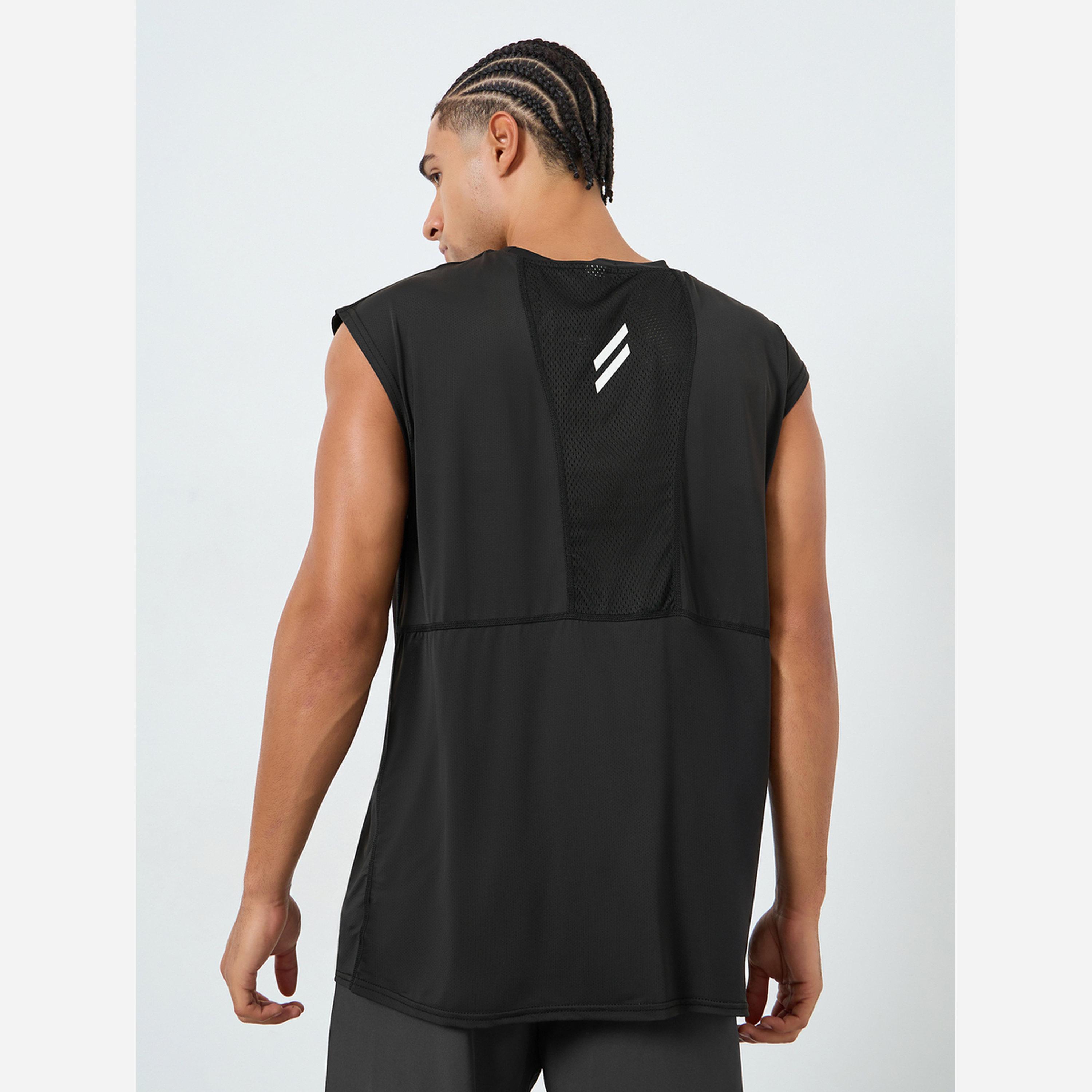 ستايلي - قميص رياضي بدون أكمام سريع الجفاف مشبك-men-clothing-sportswearandactivewear-tshirtsandpolos-image-4