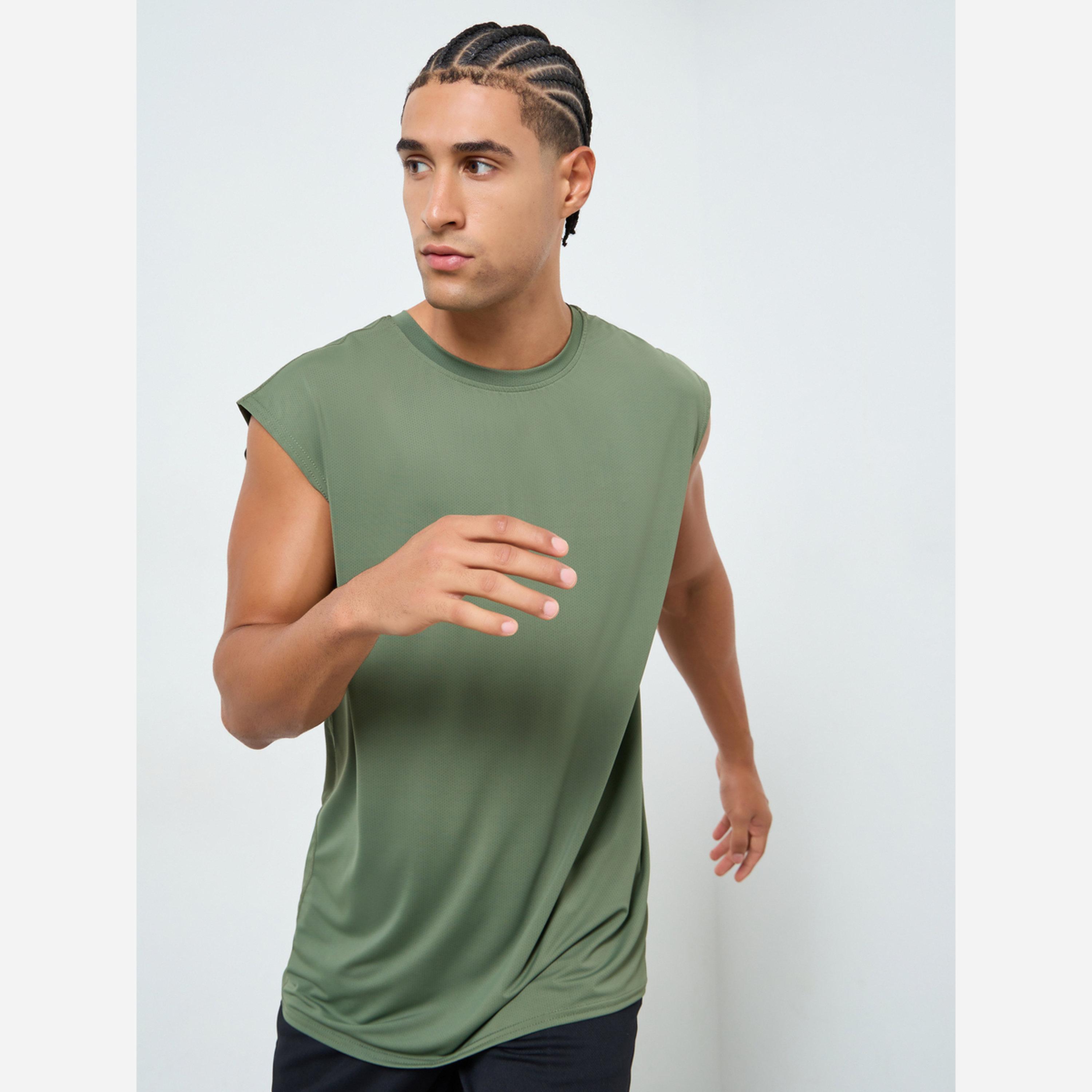 ستايلي - قميص رياضي بدون أكمام سريع الجفاف مشبك-men-clothing-sportswearandactivewear-tshirtsandpolos-image-1