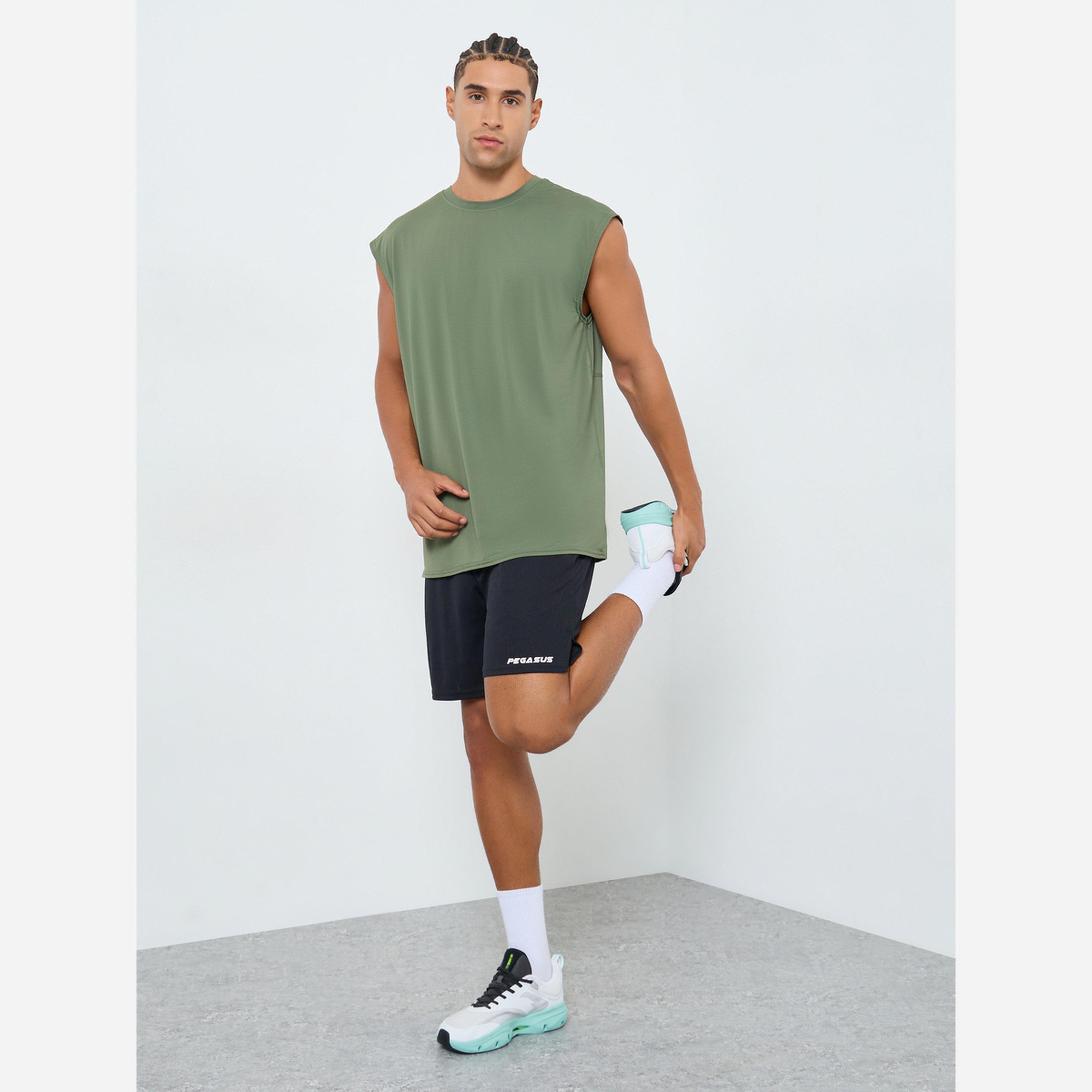 ستايلي - قميص رياضي بدون أكمام سريع الجفاف مشبك-men-clothing-sportswearandactivewear-tshirtsandpolos-image-2